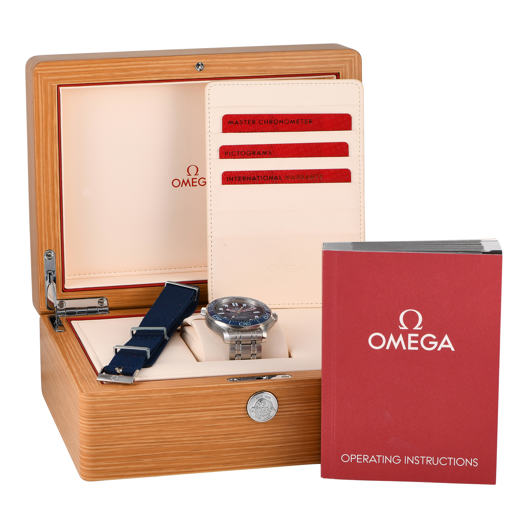 Omega Seamaster Diver Summer Blue Dial Watch 210.30.42.20.03.003 - Image 5