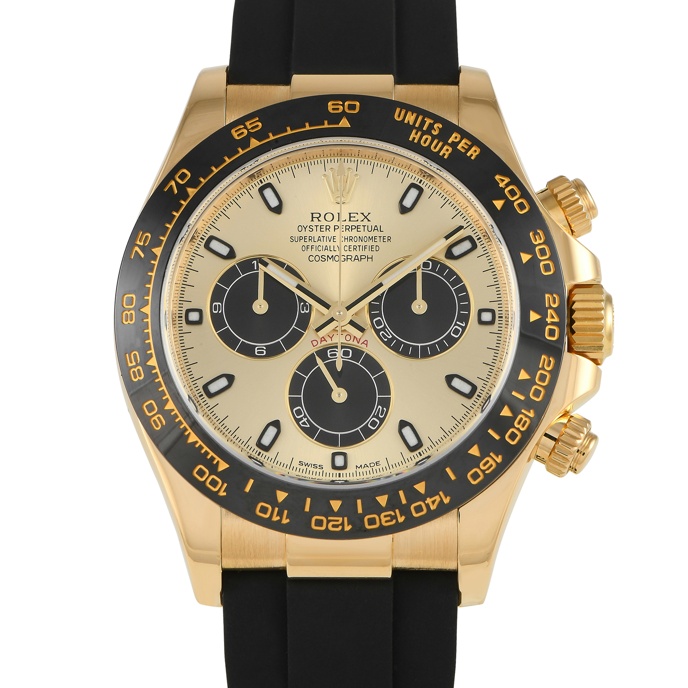 Rolex Daytona Yellow Gold Watch 116518LN