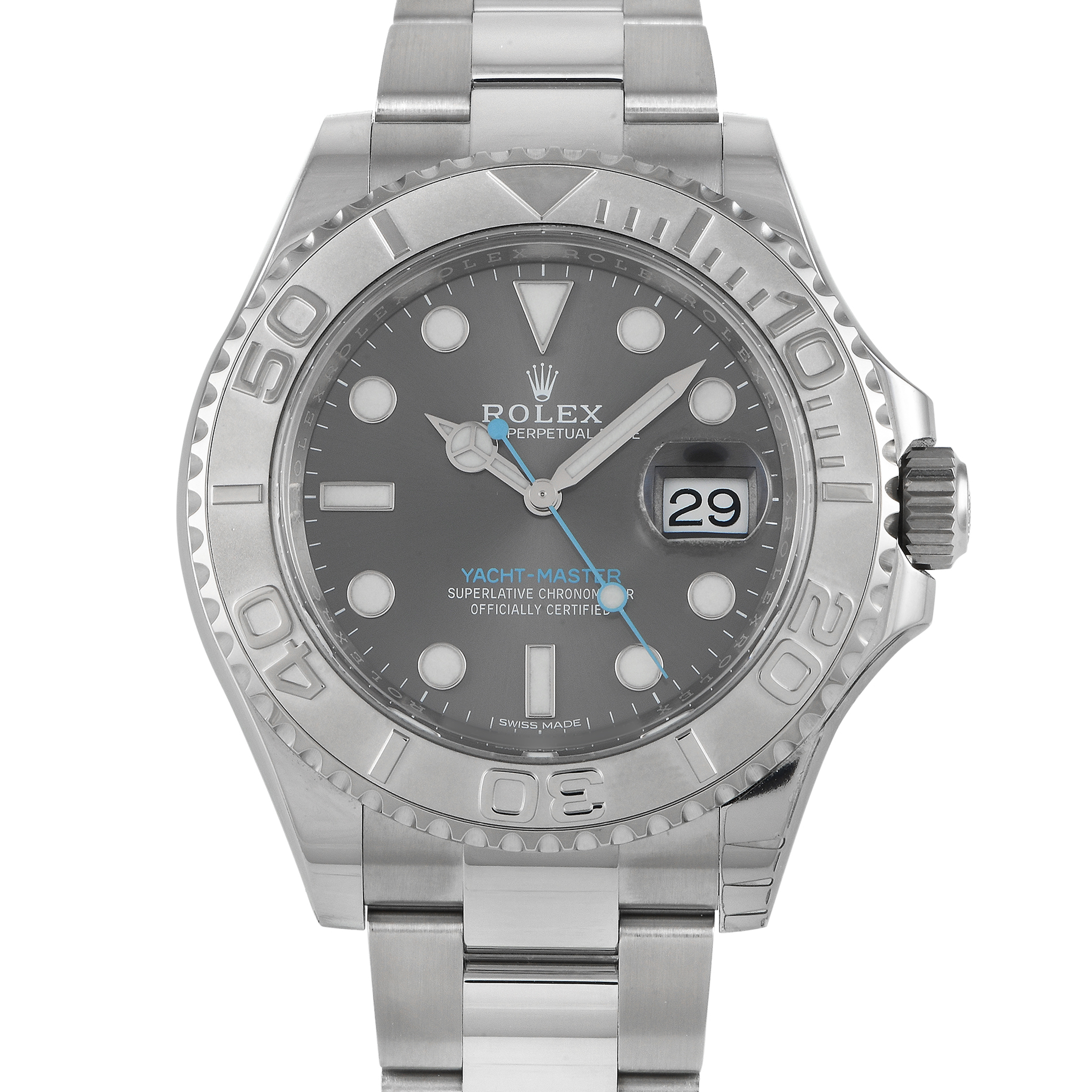 Rolex Yacht-Master Rhodium Dial Watch 116622