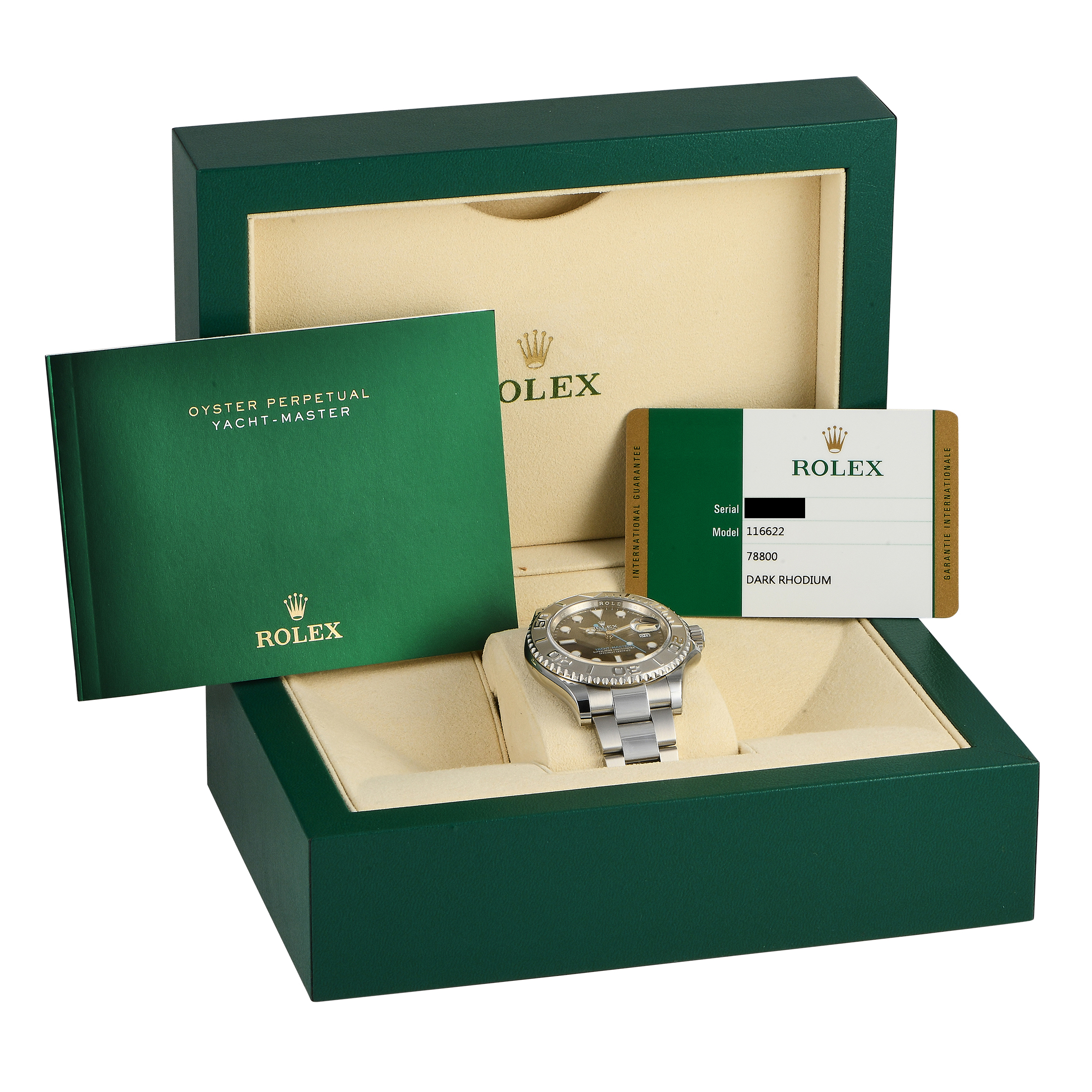Rolex Yacht-Master Rhodium Dial Watch 116622 - Image 5