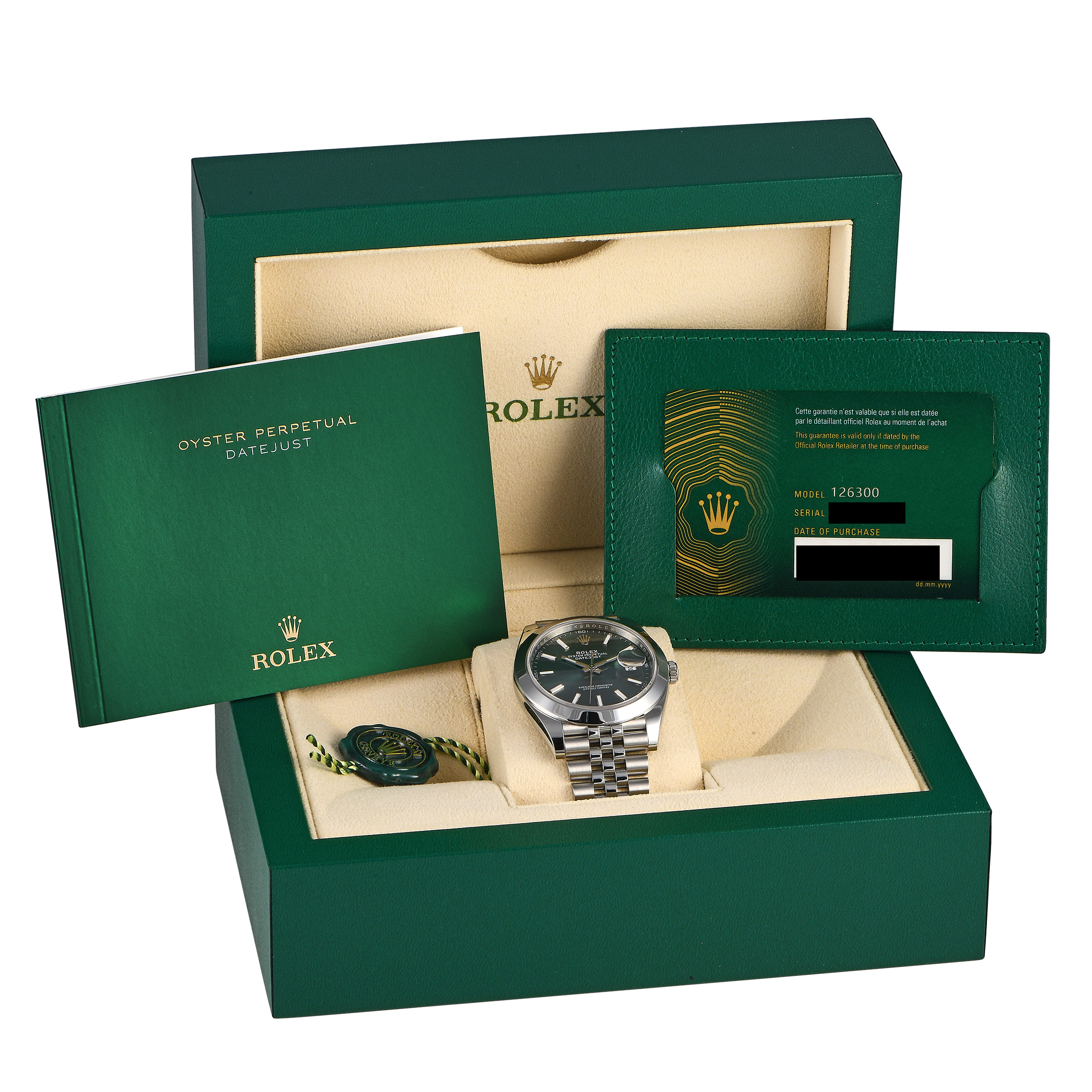 Rolex Datejust 41 Mint Green Dial Watch 126300 - Image 5