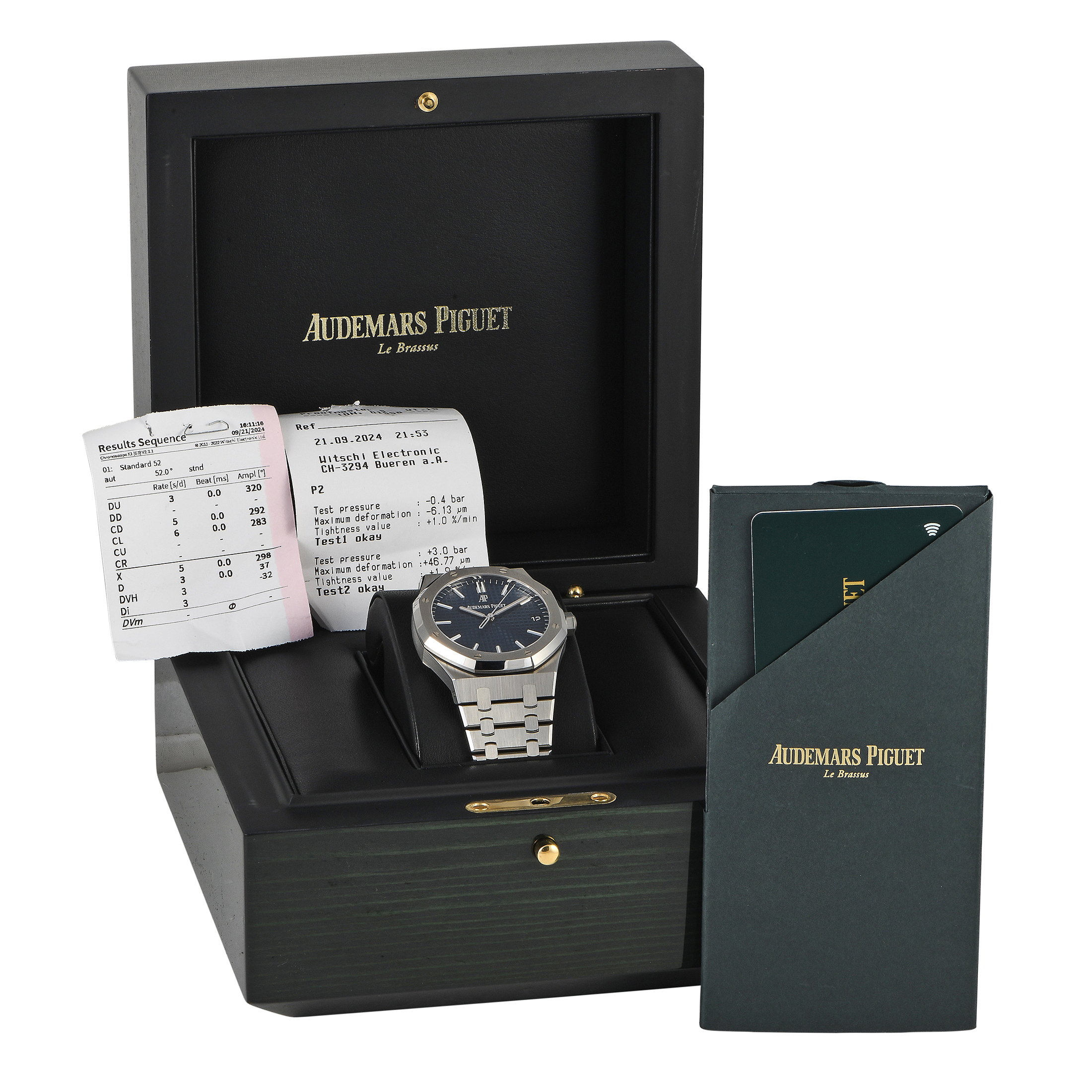 Audemars Piguet Royal Oak Blue Dial Watch 15500ST.OO.1220ST.01 - Image 5