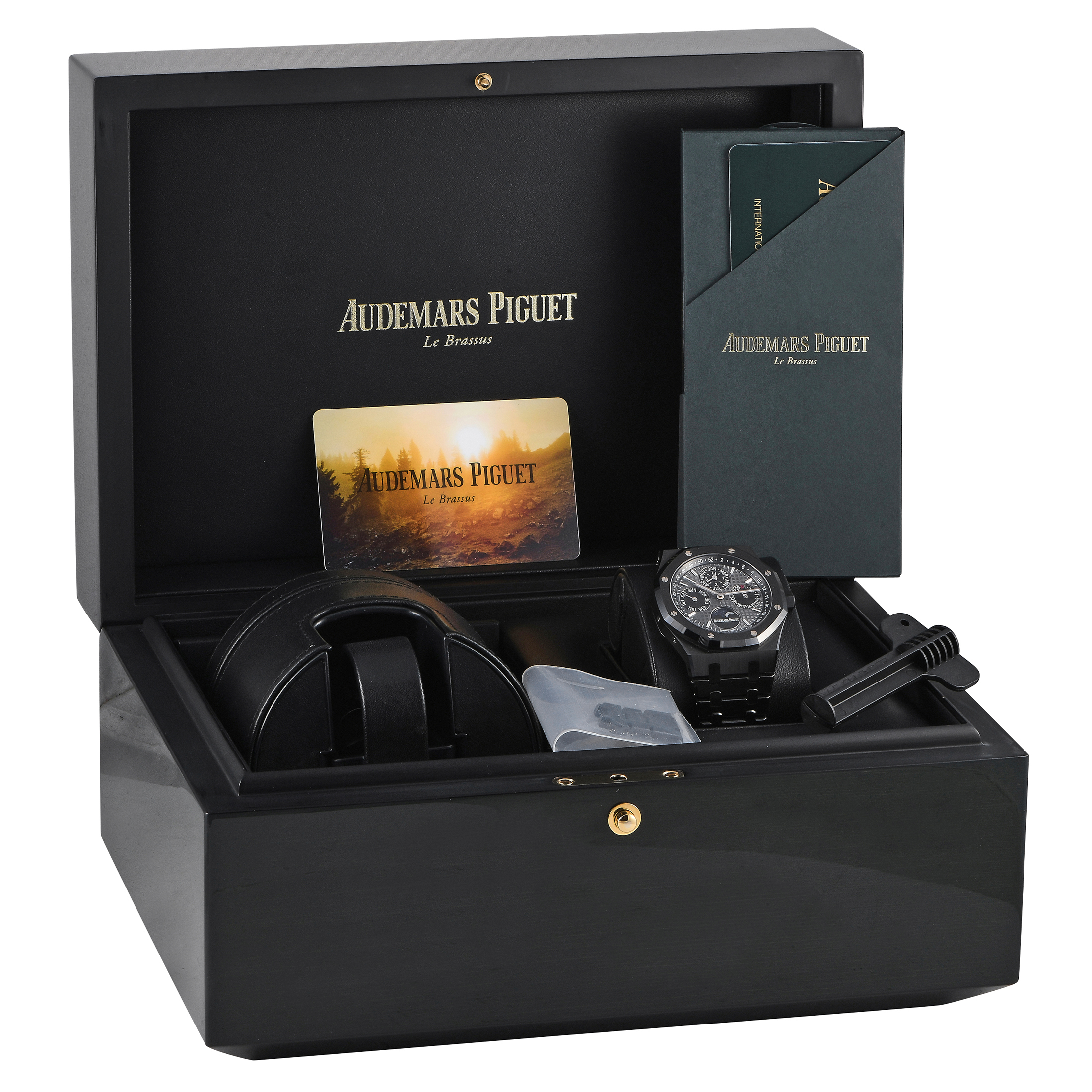 Audemars Piguet Watch Royal Oak Perpetual Calendar Black Ceramic Watch 26579CE.OO.125CE.01