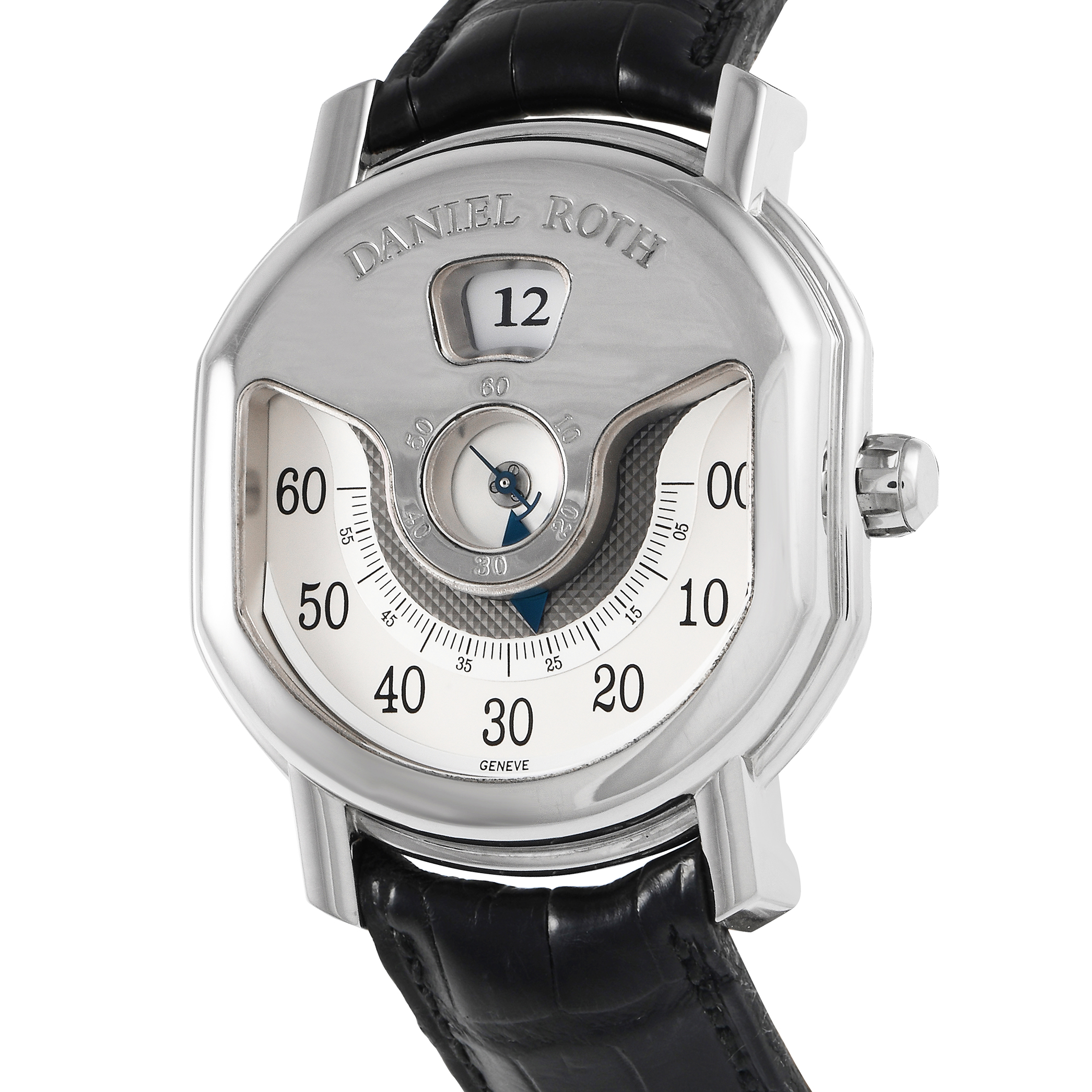 Daniel Roth Ellipsocurvex Papillon Jumping Hour 44mm Watch 318.Y.60 - Image 2