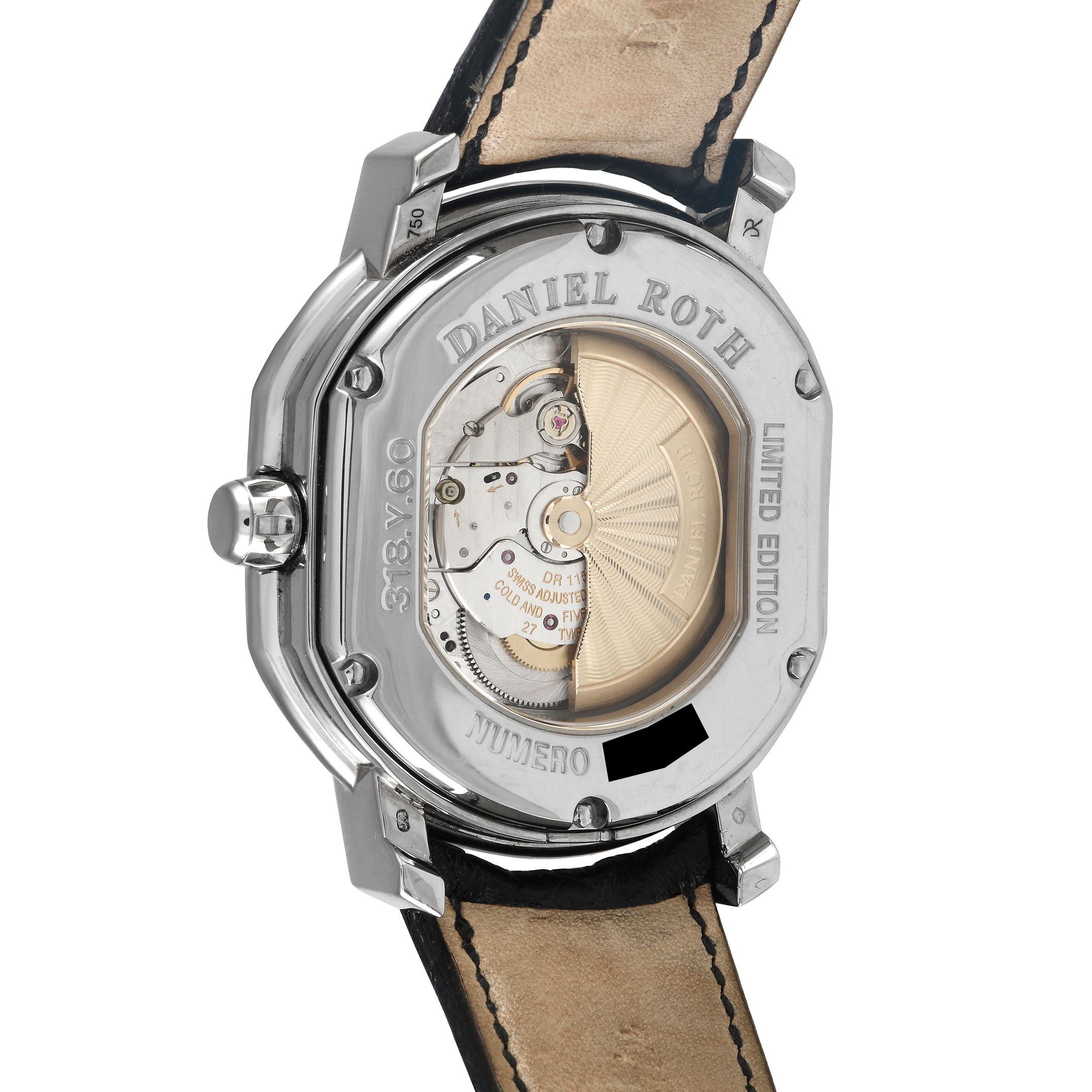 Daniel Roth Ellipsocurvex Papillon Jumping Hour 44mm Watch 318.Y.60 - Image 3