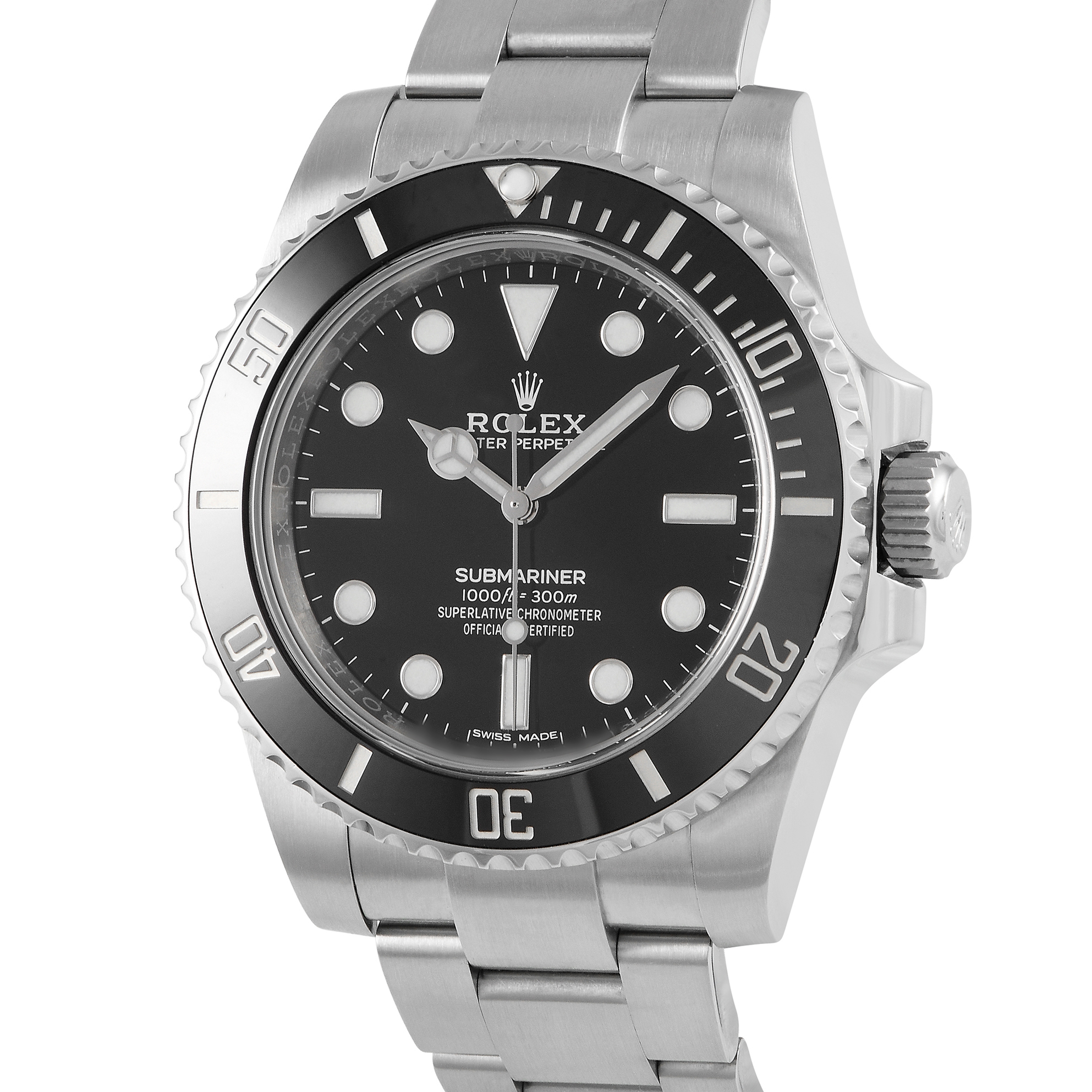 Rolex Submariner "No Date" Watch 114060 - Image 2