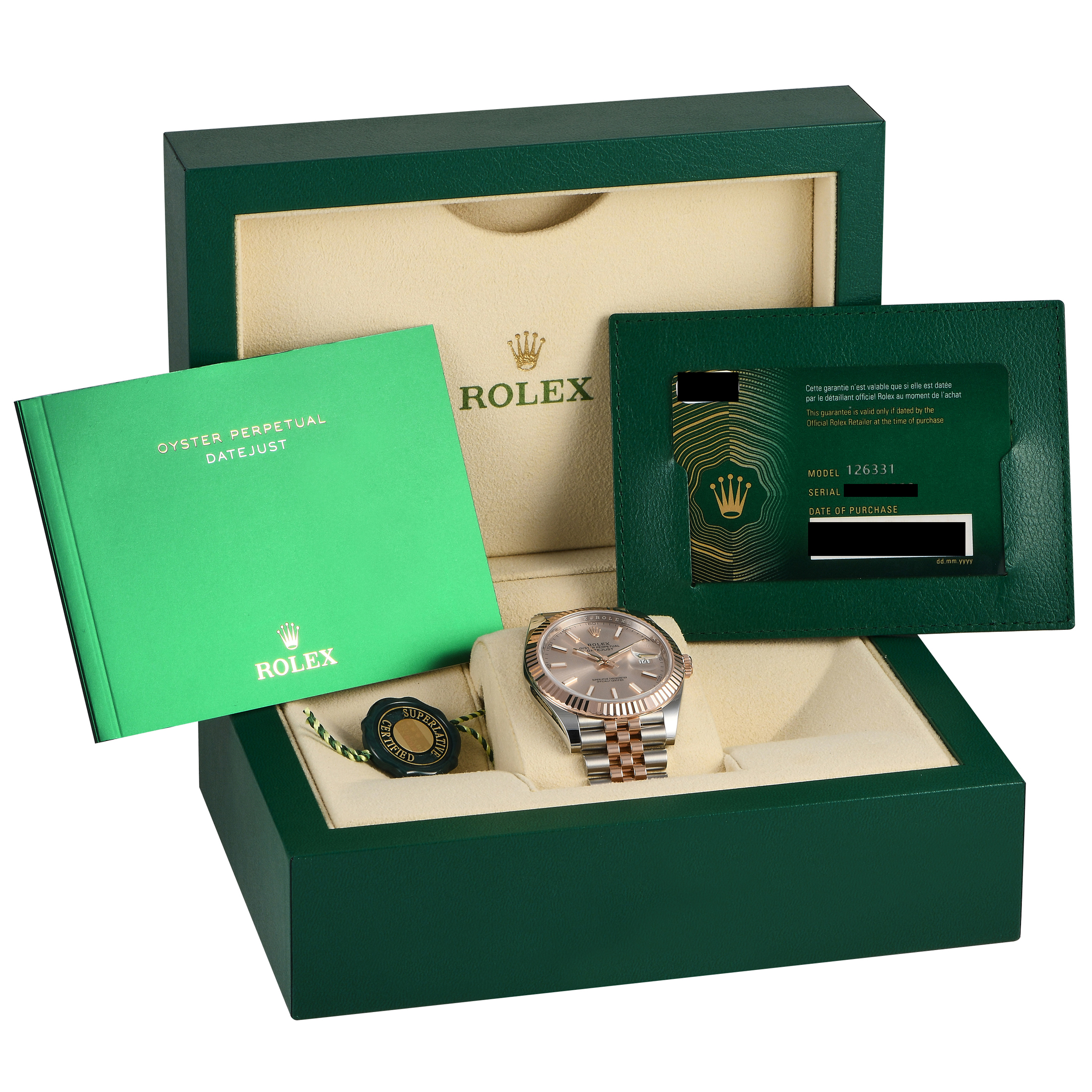 Rolex Datejust 41 Sundust Dial Watch 126331 - Image 5
