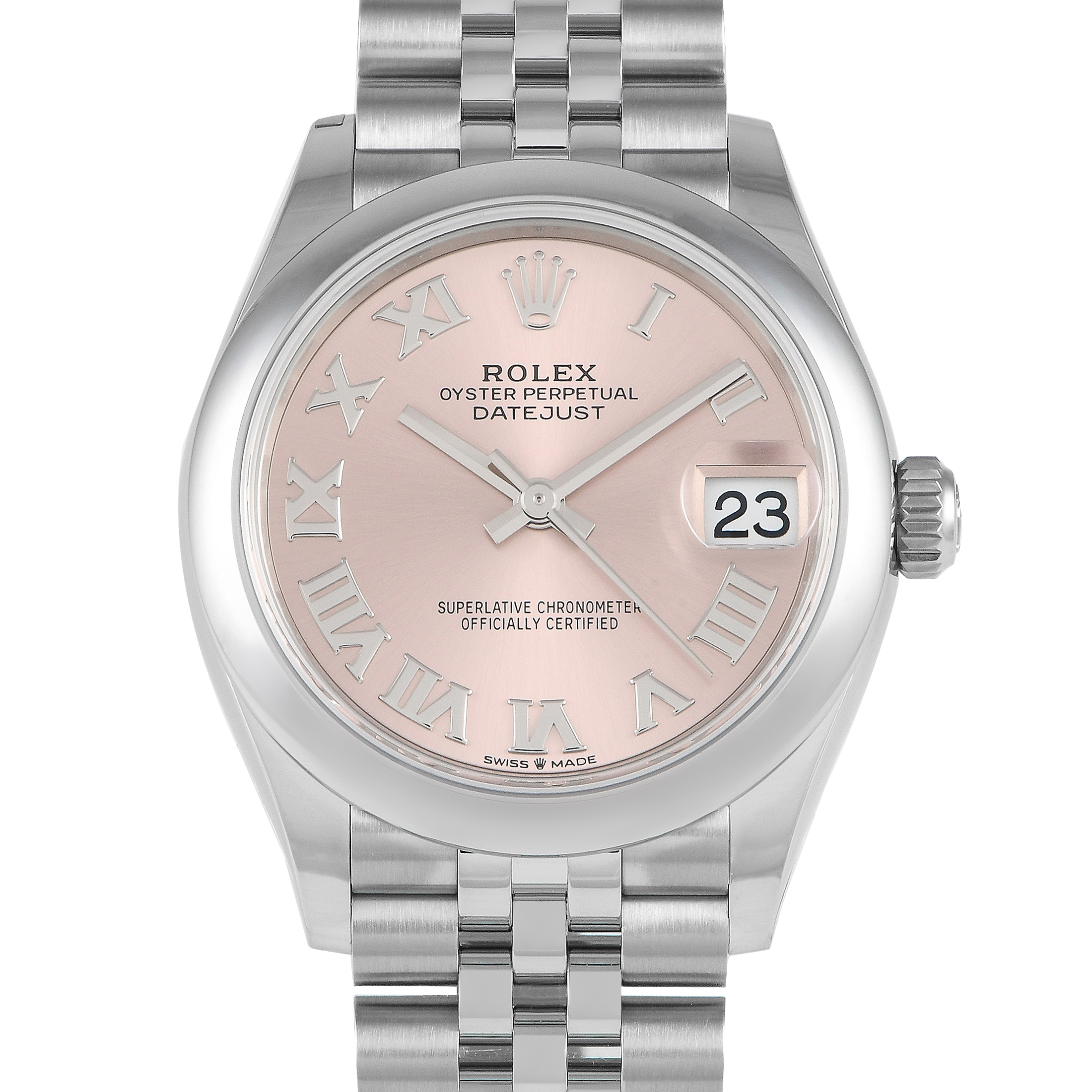 Rolex Datejust 31 Pink Roman Dial Watch 278240