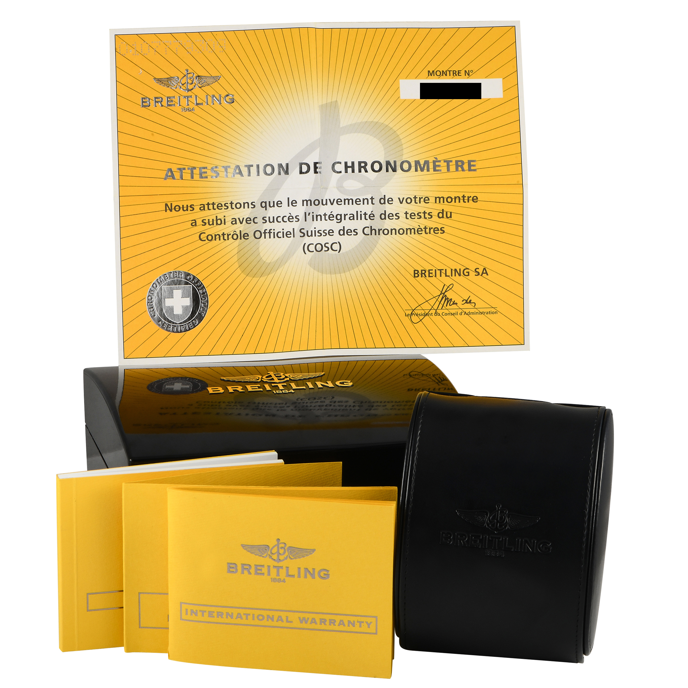 Breitling Chronomat Blackbird Blacksteel Watch M44359 - Image 5