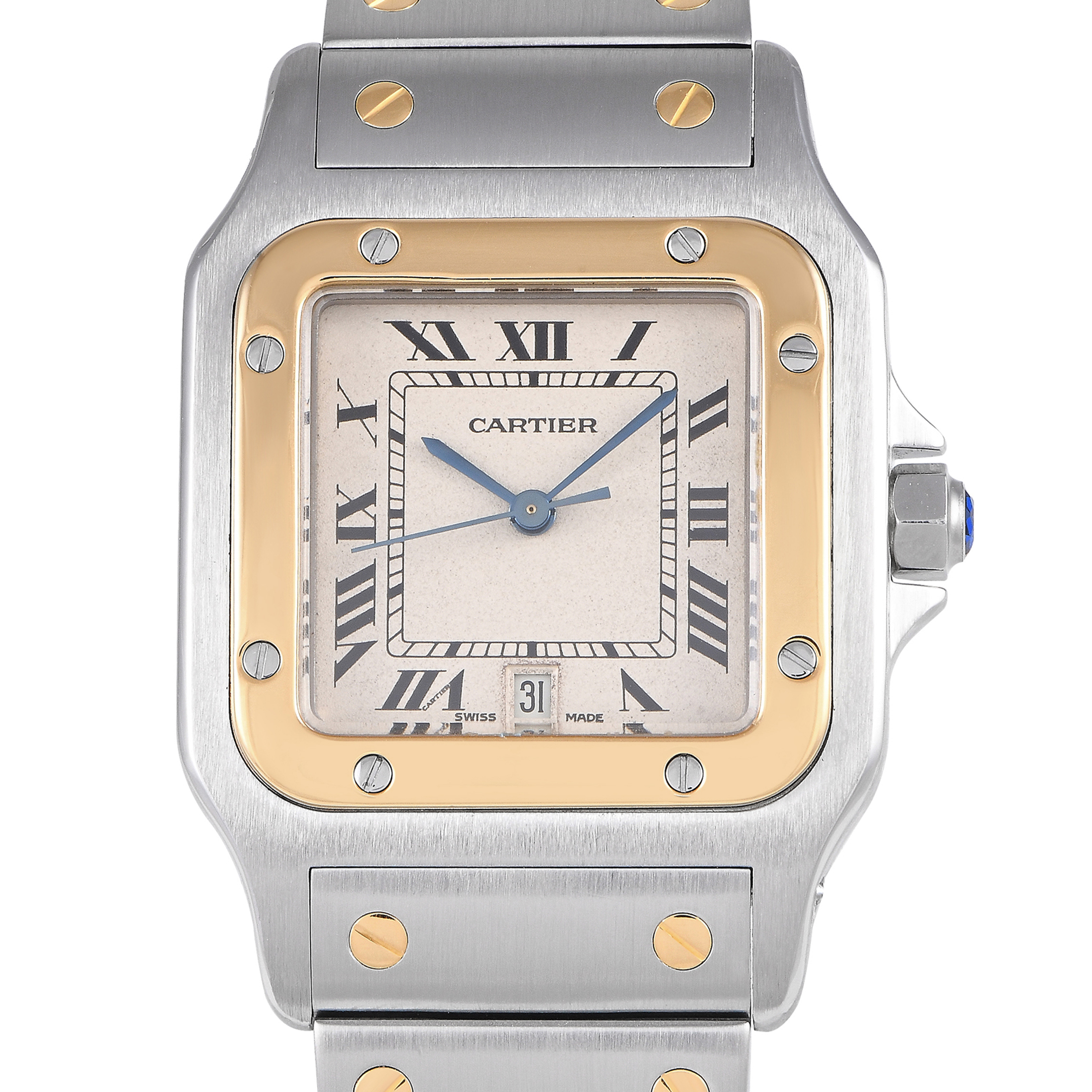 Cartier Santos Galbee Large Two-Tone Watch W20011C4
