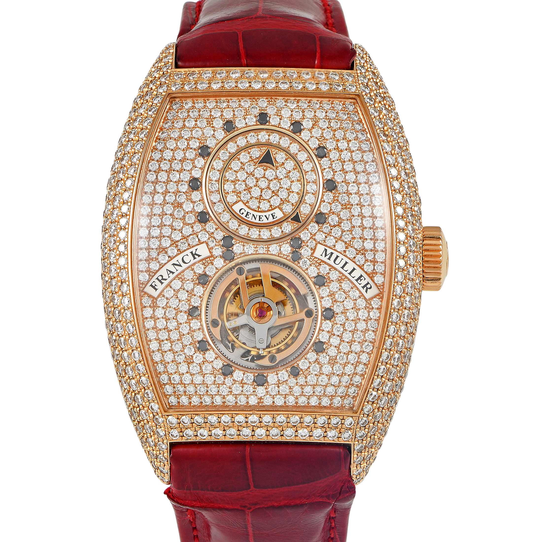 Franck Muller Double Mystery Tourbillon Full Diamond Watch 8880 T DM D CD