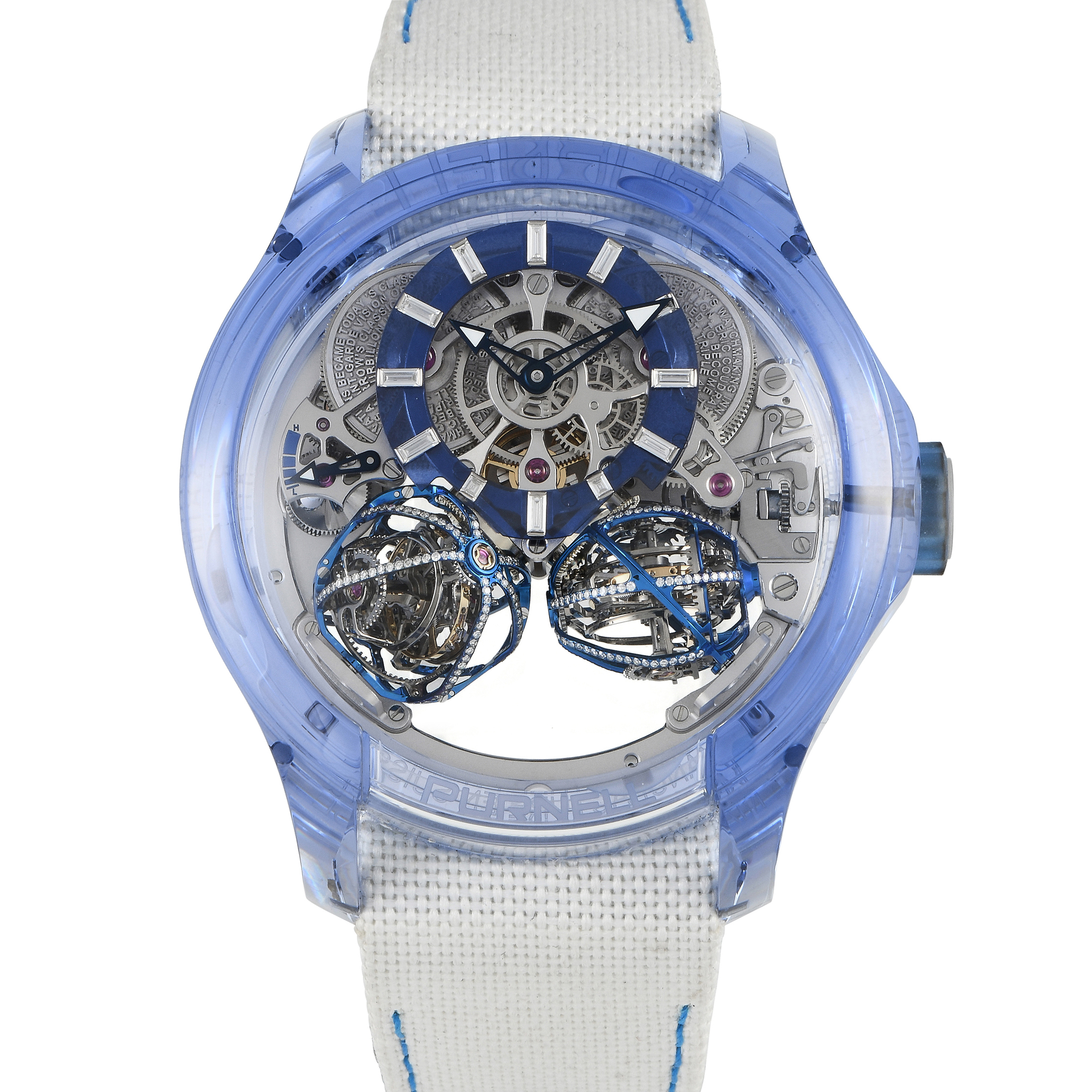 Purnell Escape II Absolute Sapphire Blue Moon Piece Unique Watch p03BEBS
