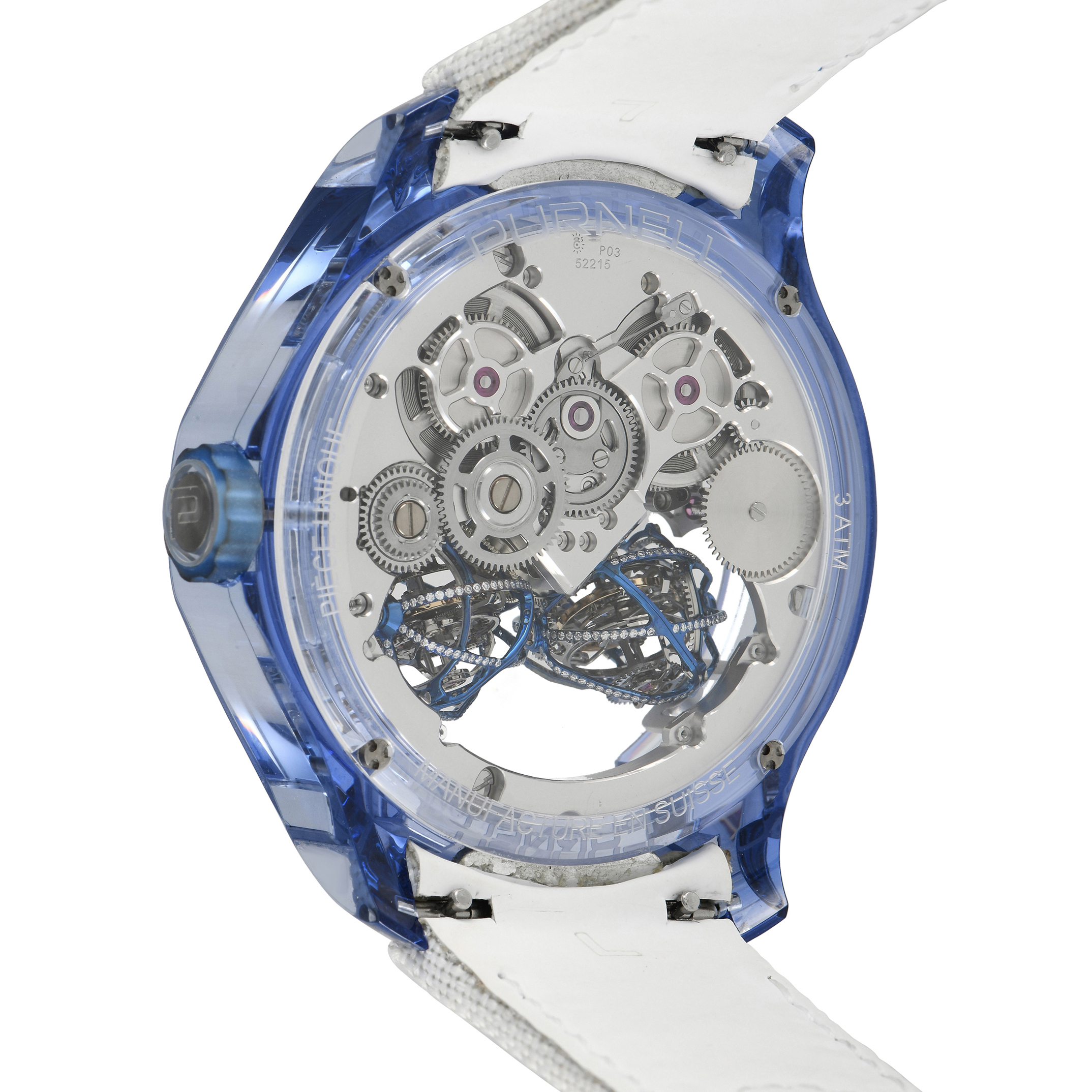 Purnell Escape II Absolute Sapphire Blue Moon Piece Unique Watch p03BEBS - Image 3