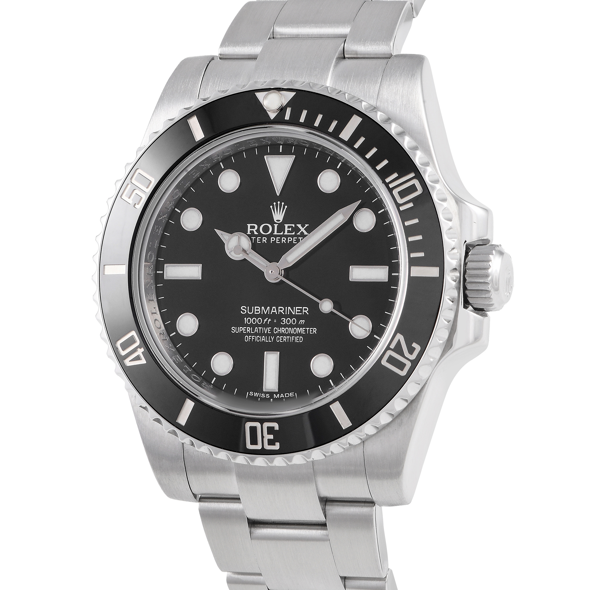 Rolex Submariner "No Date" Watch 114060 - Image 2