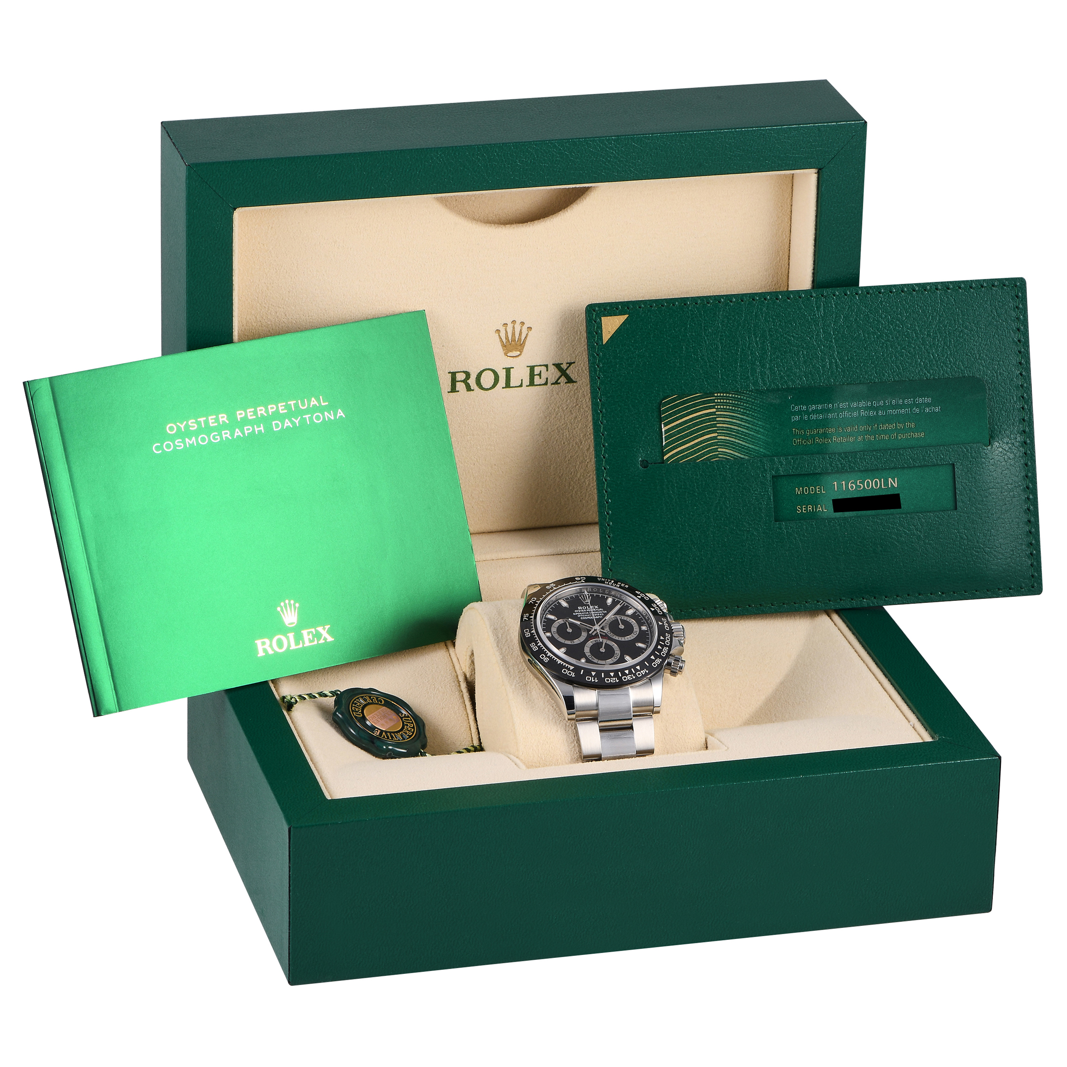 Rolex Cosmograph Daytona Black Dial Watch 116500LN-0002 - Image 5