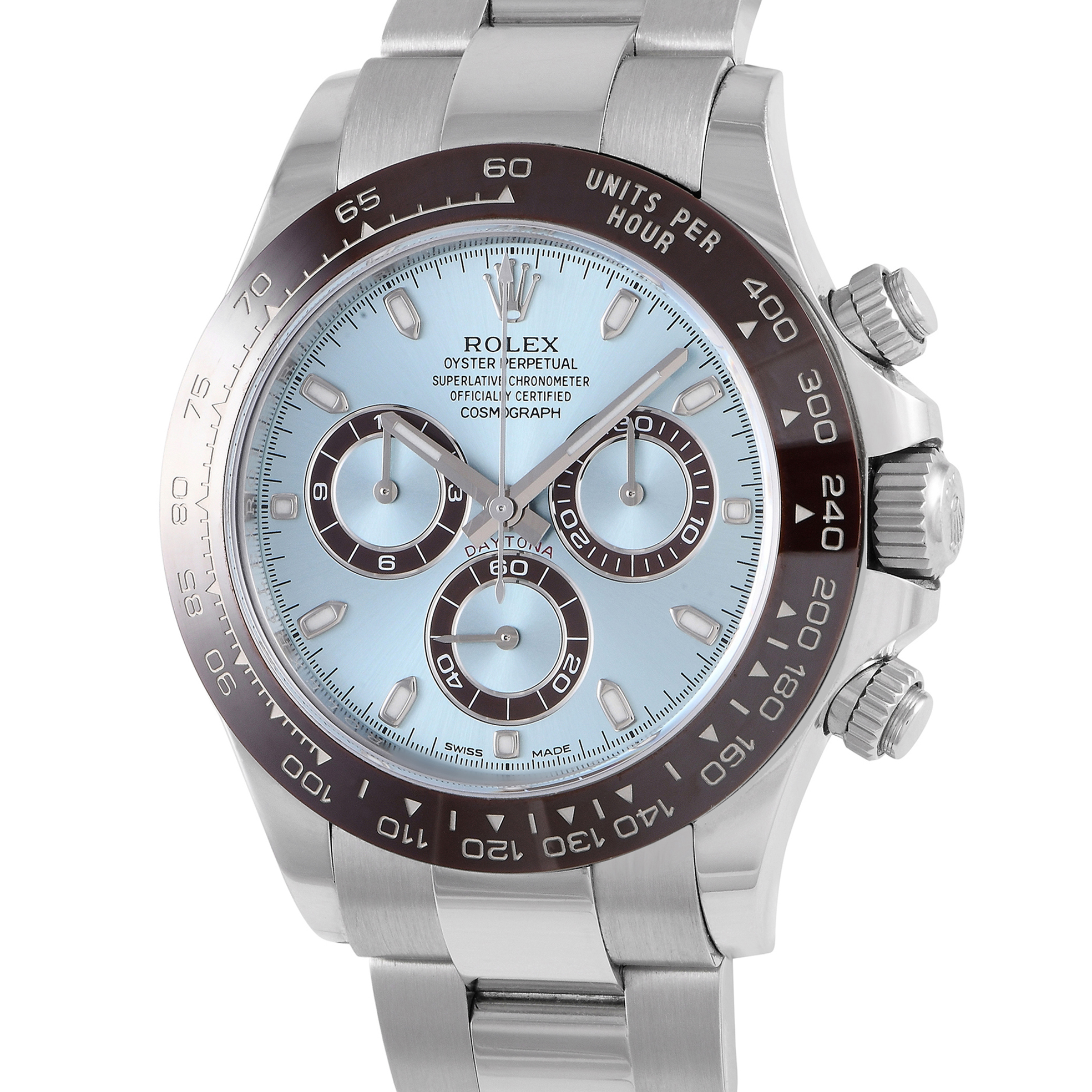 Rolex Daytona Ice Blue Platinum Watch 116506 - Image 2