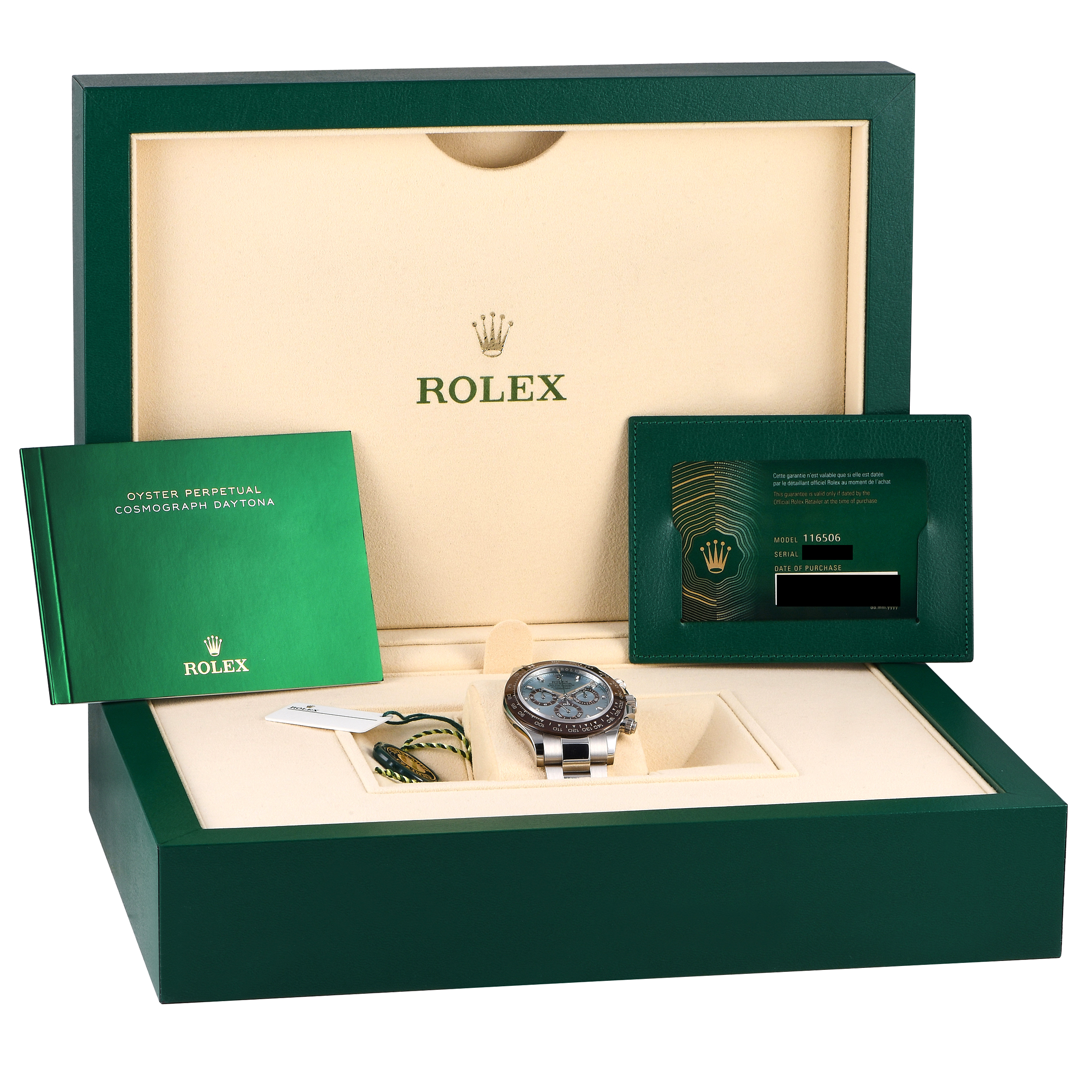 Rolex Daytona Ice Blue Platinum Watch 116506 - Image 5