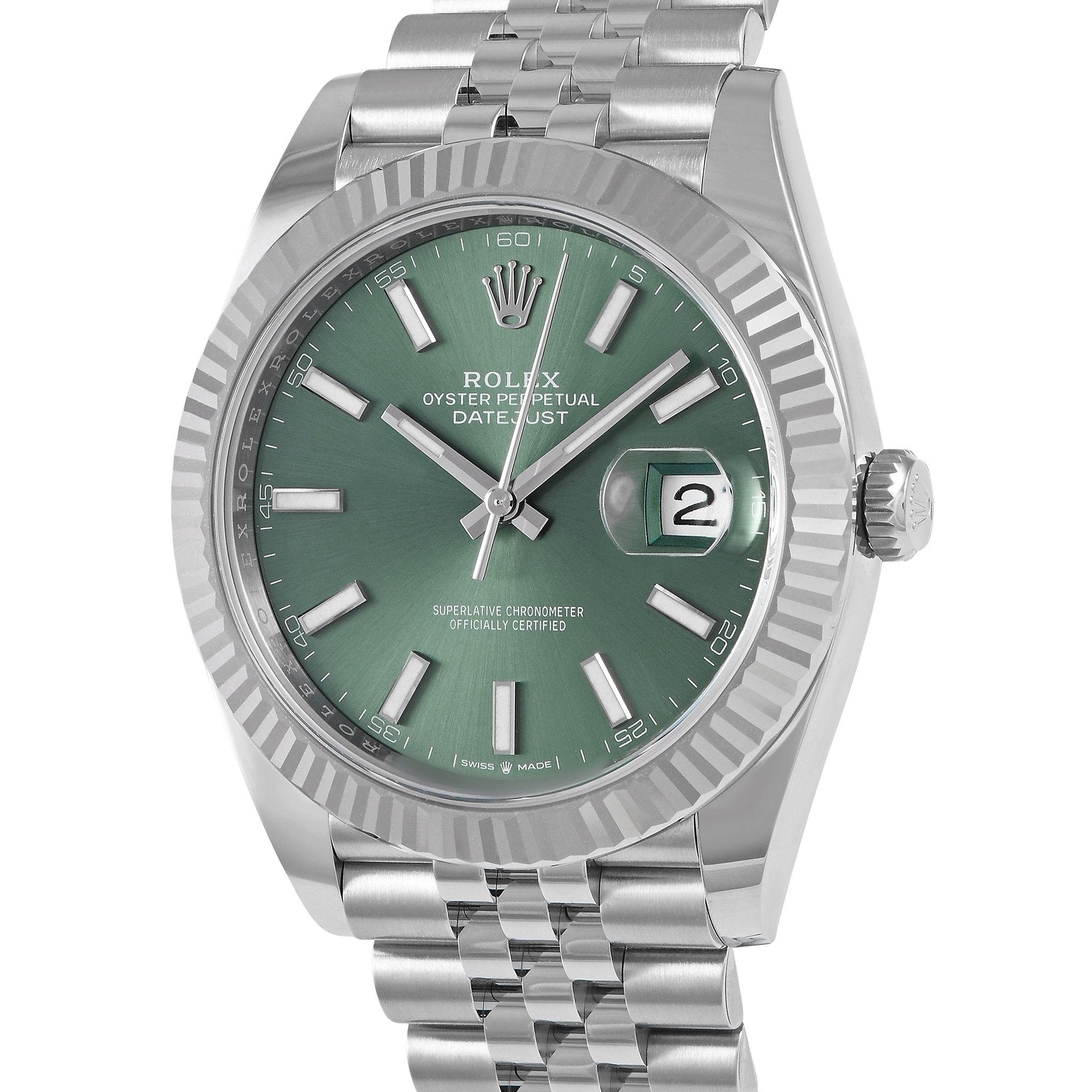 Rolex Datejust 41 Mint Jubilee Watch 126334 - Image 2