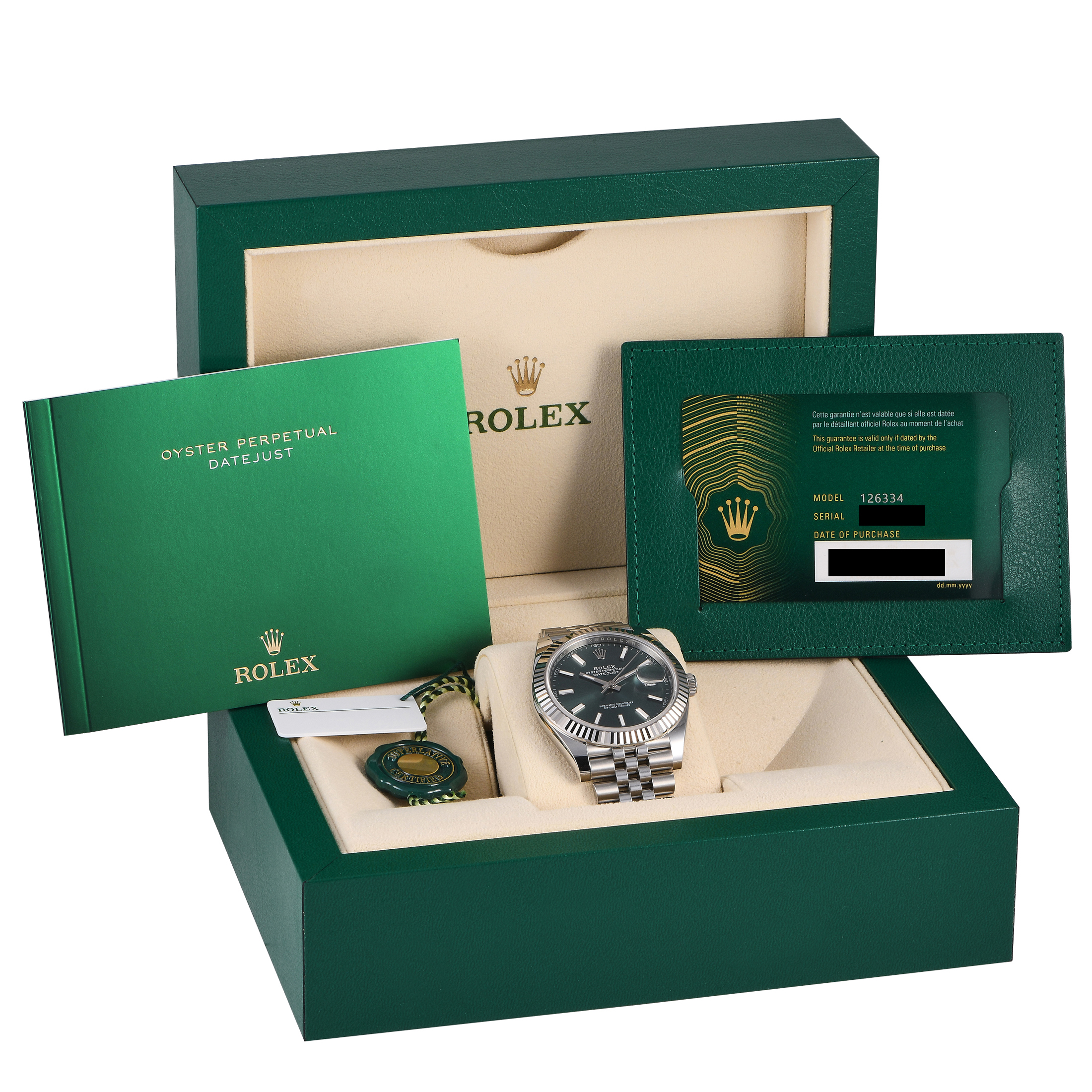 Rolex Datejust 41 Mint Jubilee Watch 126334 - Image 5