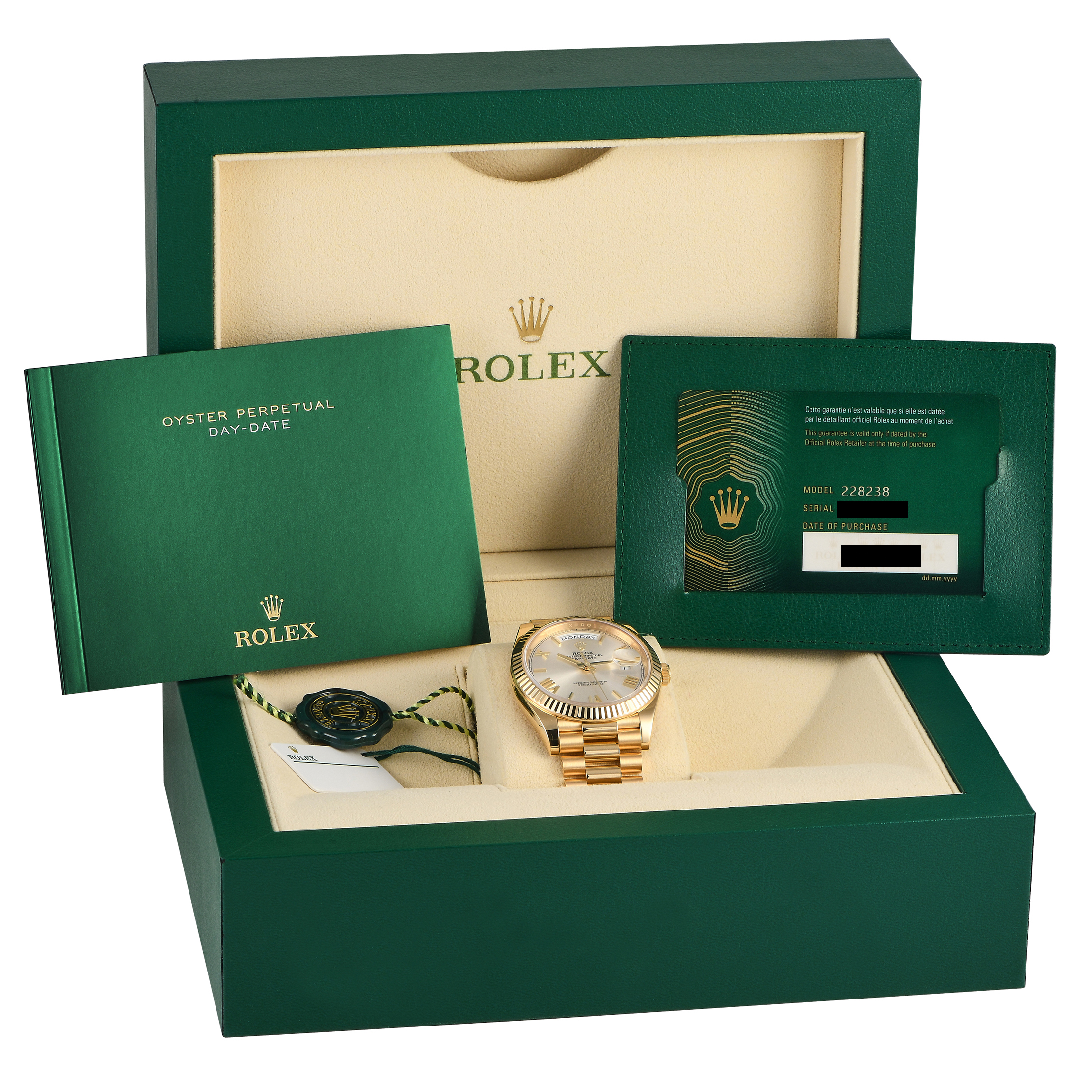 Rolex Day-Date 40 18K Yellow Gold Watch 228238 - Image 5