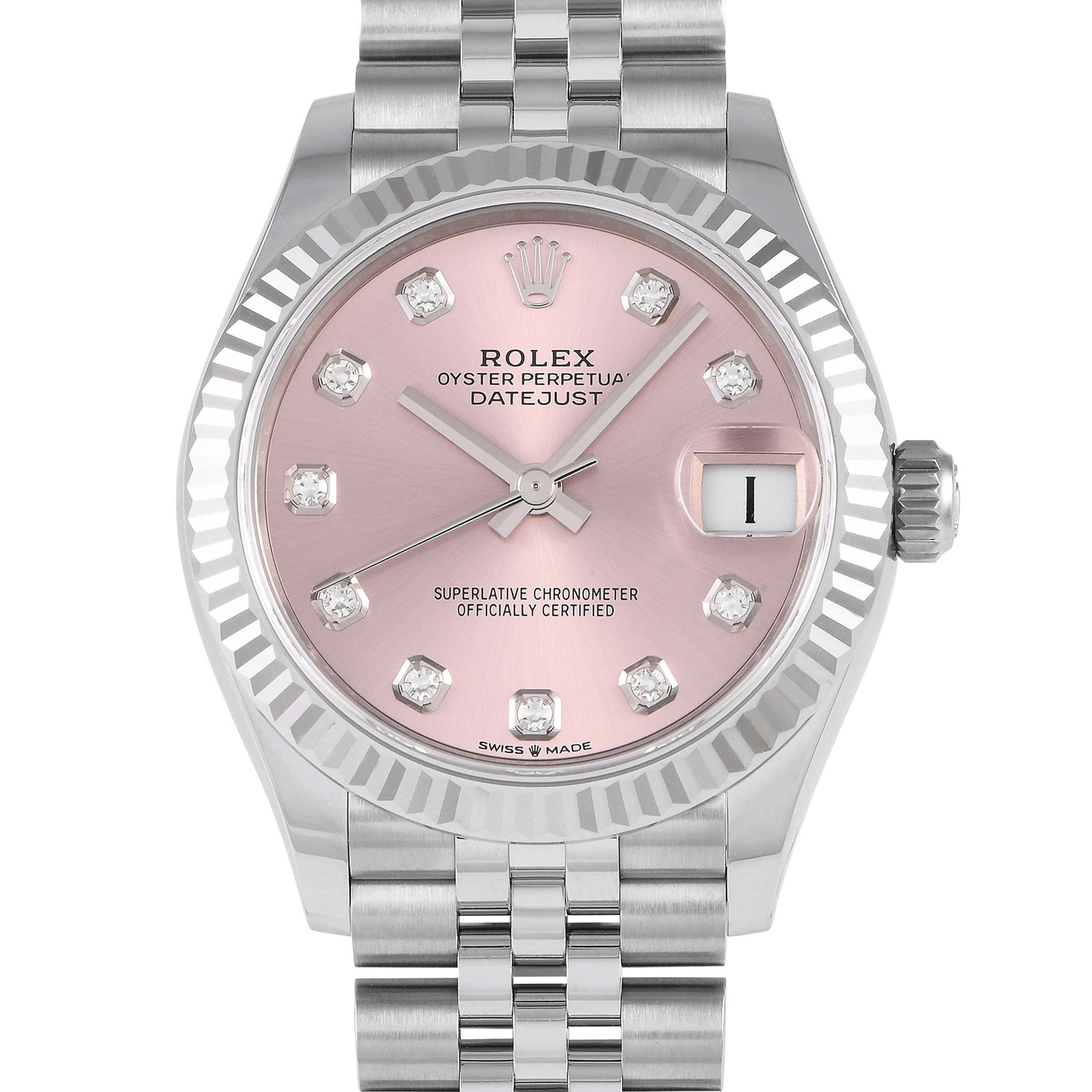 Rolex Lady Datejust Pink Diamond Dial Watch 278274