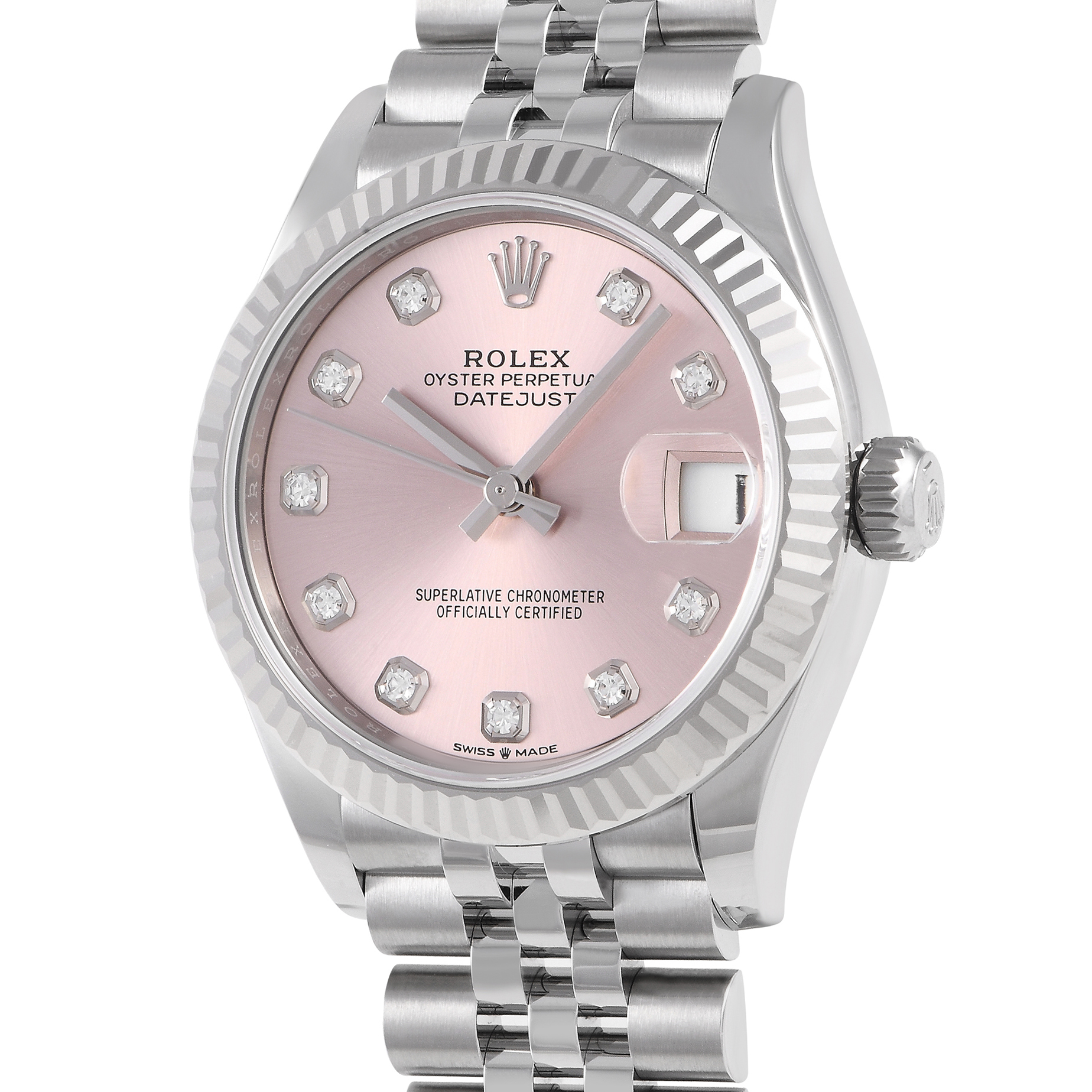 Rolex Lady Datejust Pink Diamond Dial Watch 278274 - Image 2