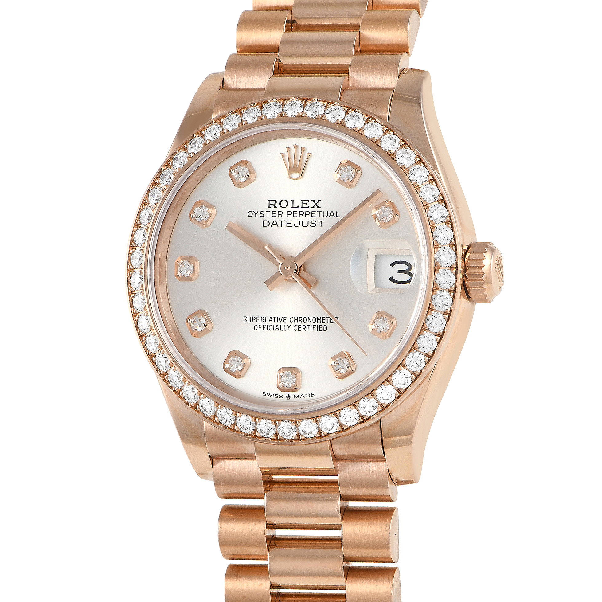Rolex Datejust 31mm Ladies Diamond Watch 278285RBR - Image 2