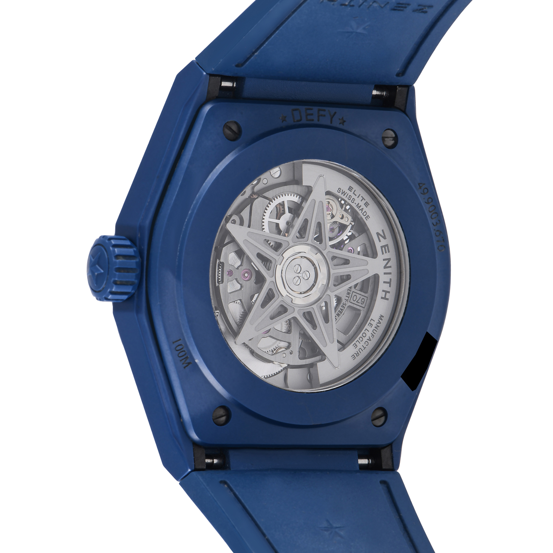 Zenith Defy Classic Blue Ceramic Watch 49.9003.670/51.R793 - Image 3