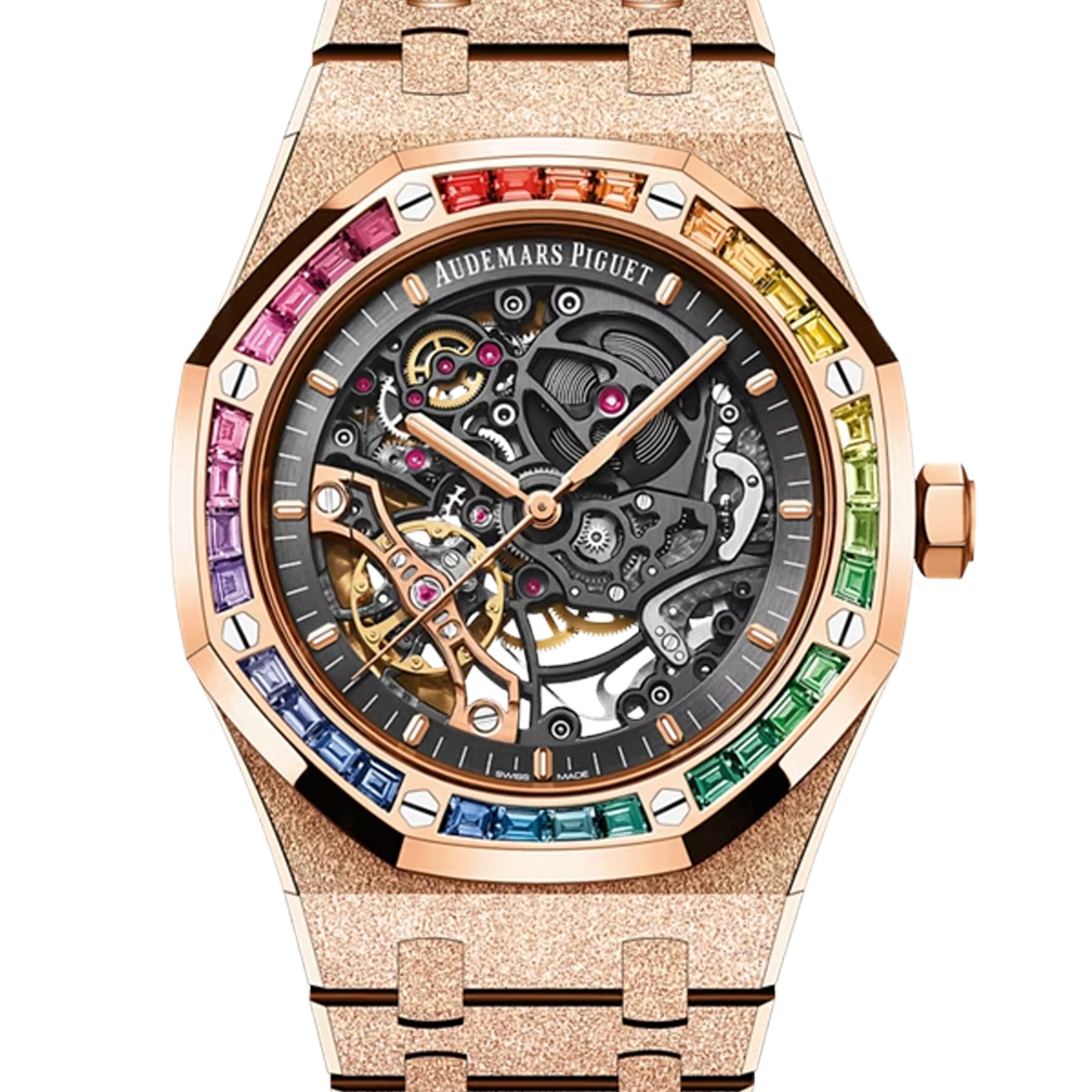 Audemars Piguet Royal Oak Double Balance Frosted Rainbow Watch
