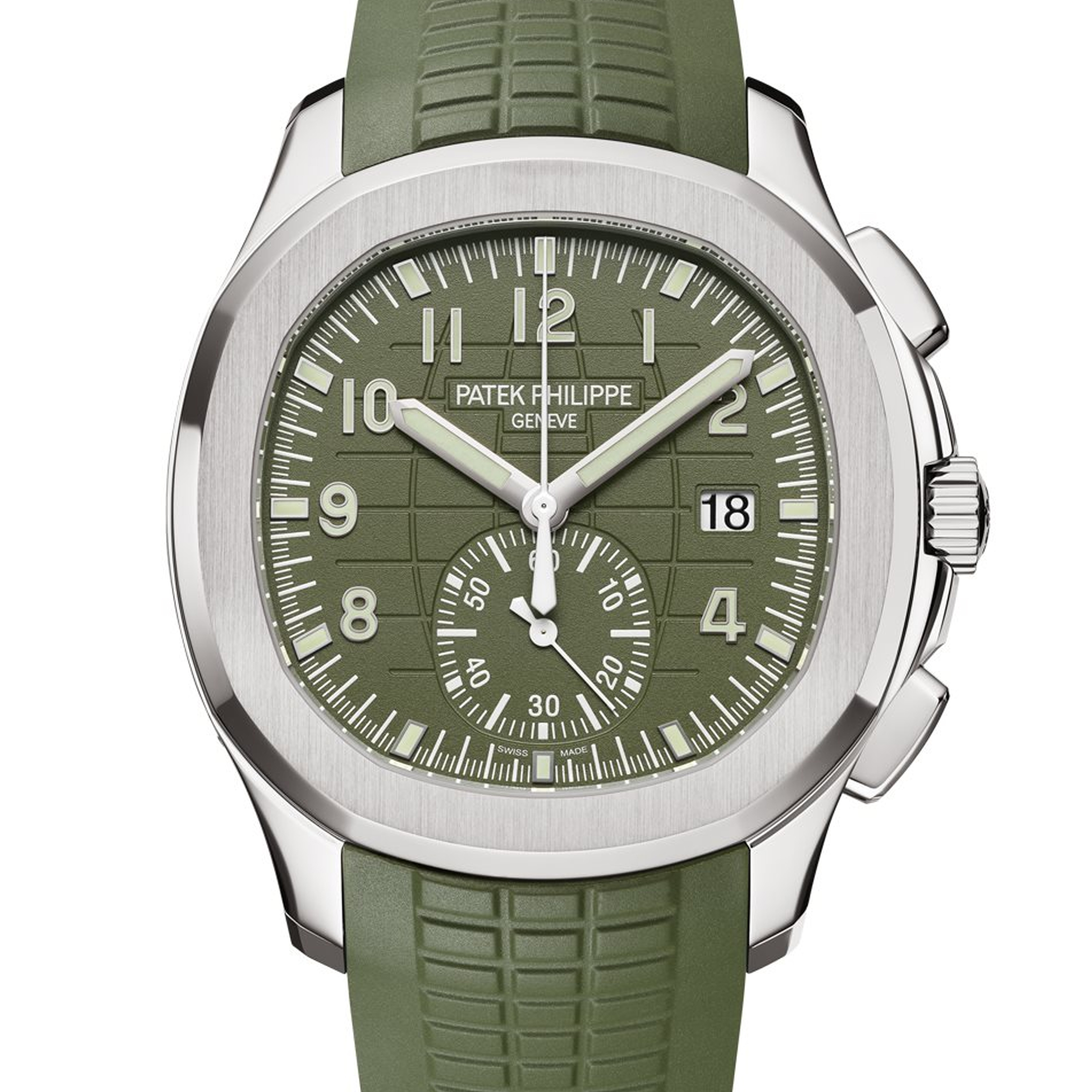 Patek Philippe Aquanaut Chronograph Green Dial Watch 5968G-010