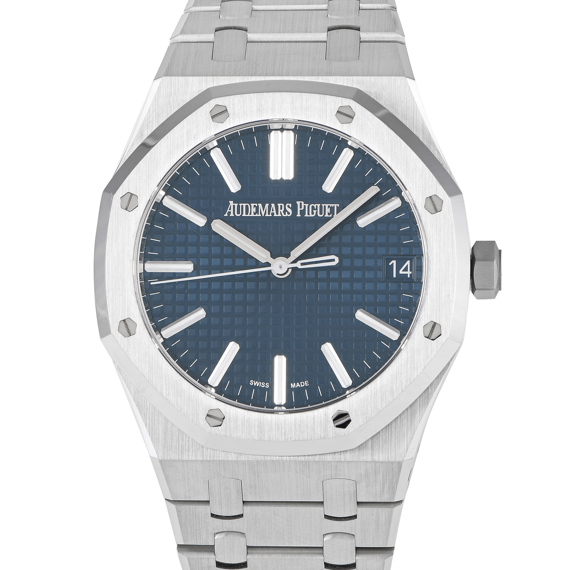Audemars Piguet Royal Oak Blue Dial Steel Watch 15510ST.OO.1320ST