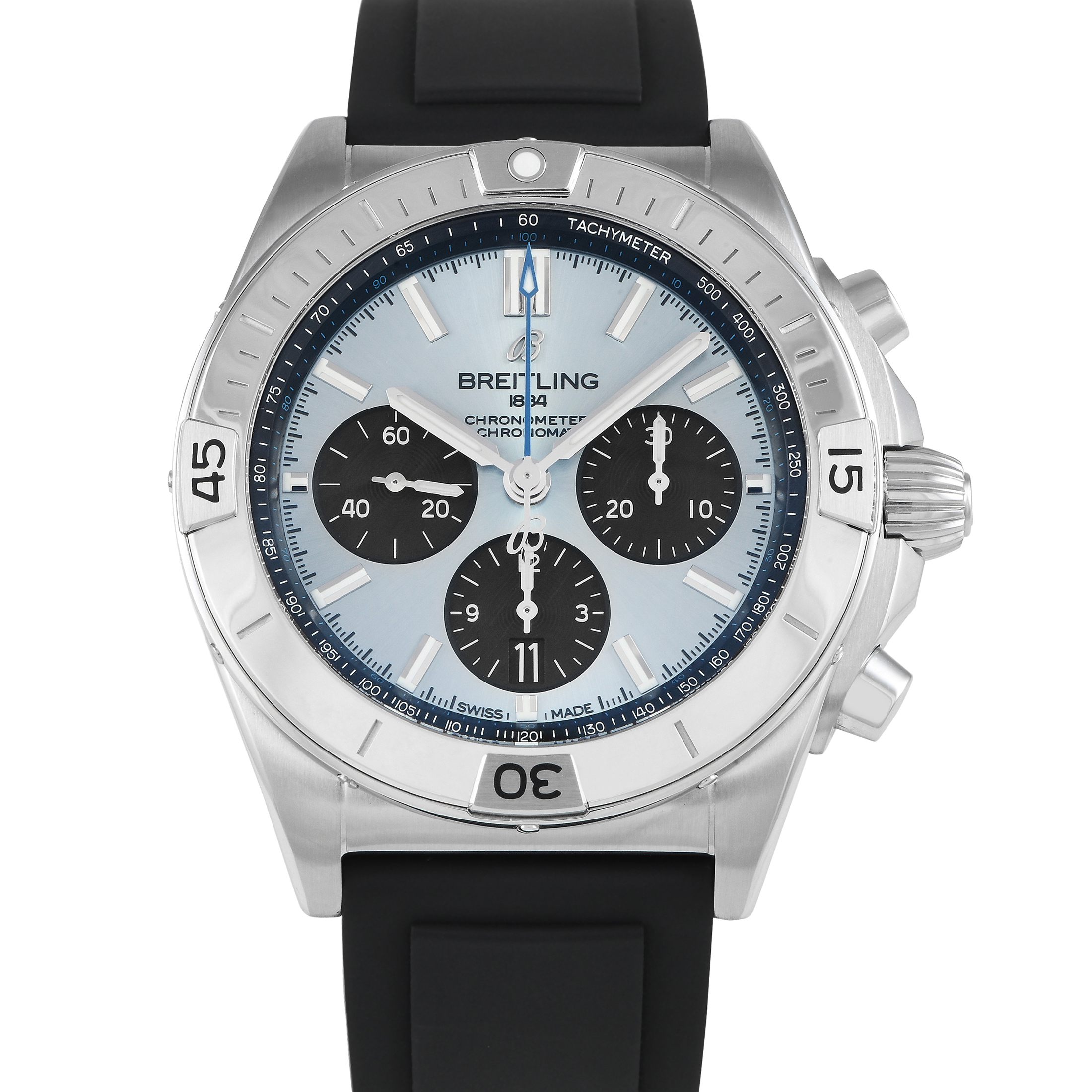 Breitling Chronomat B01 Chronograph Ice Blue Watch PB0134101C1S1