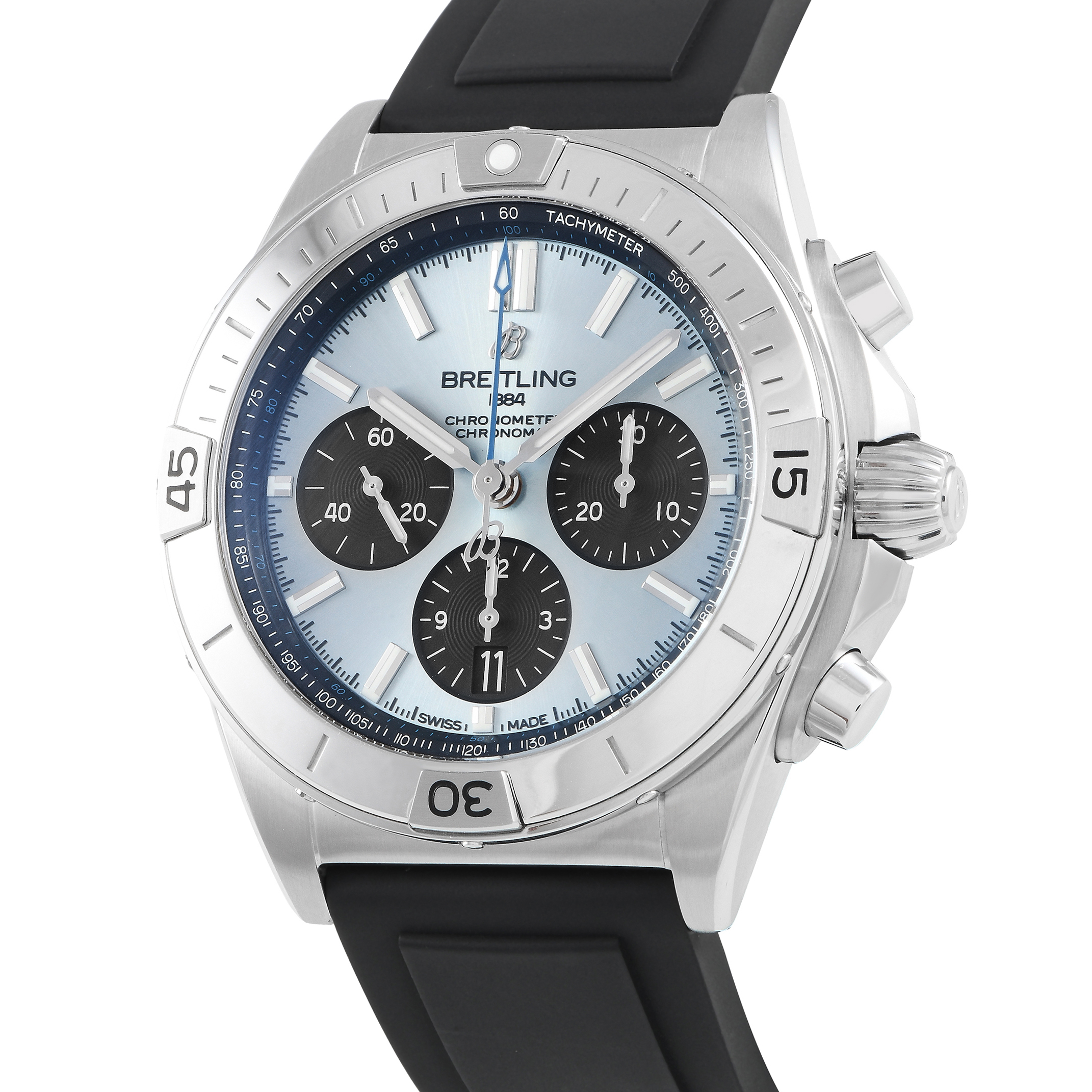 Breitling Chronomat B01 Chronograph Ice Blue Watch PB0134101C1S1 - Image 2