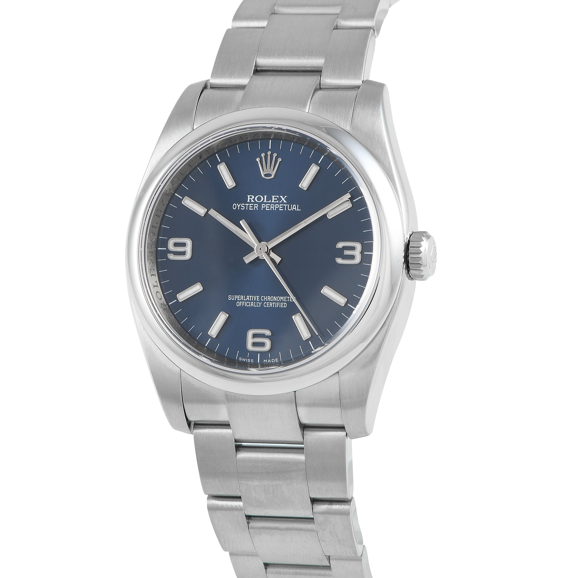 Rolex Oyster Perpetual 36 Blue Dial Watch 116000 - Image 2