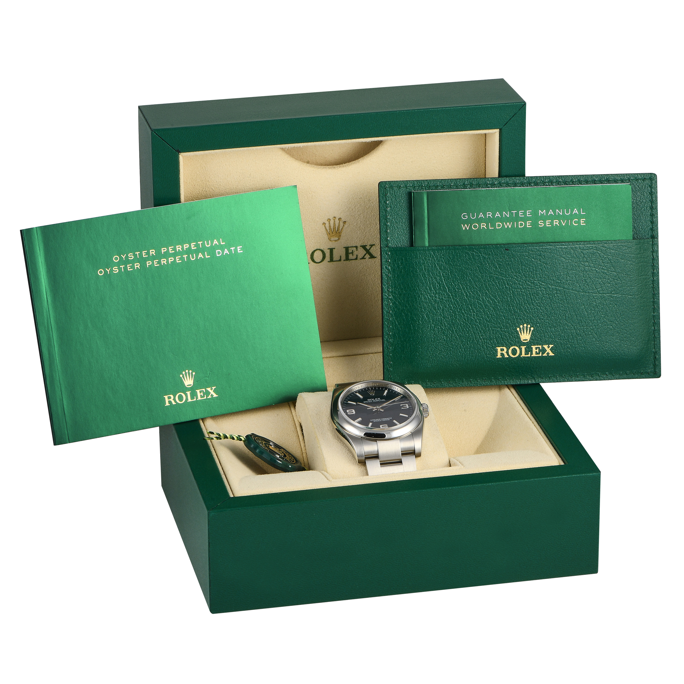 Rolex Oyster Perpetual 36 Blue Dial Watch 116000 - Image 5