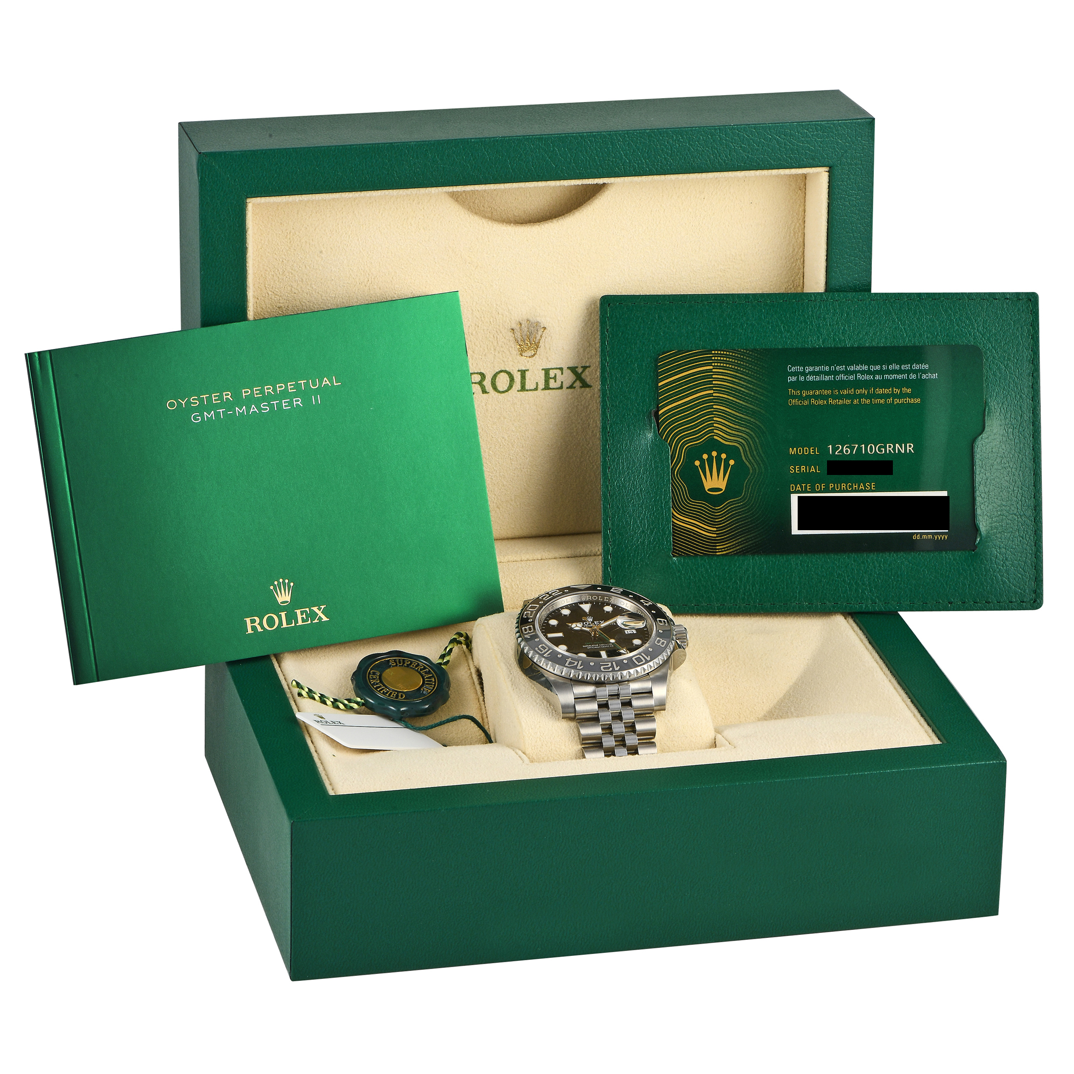 Rolex GMT-Master II Watch 126710GRNR Jubilee - Image 5