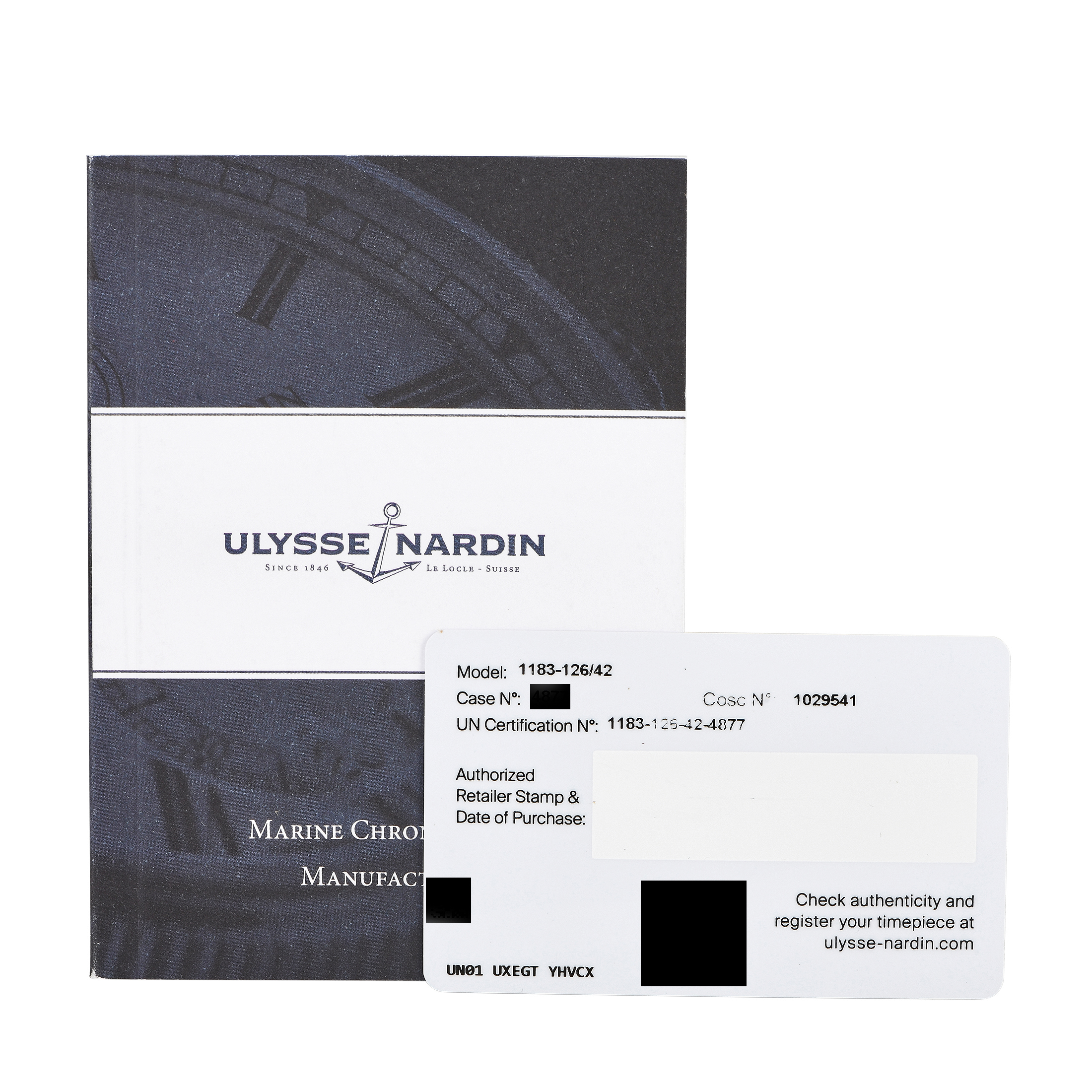 Ulysse Nardin Marine Chronometer Watch 1183-126/42 - Image 5