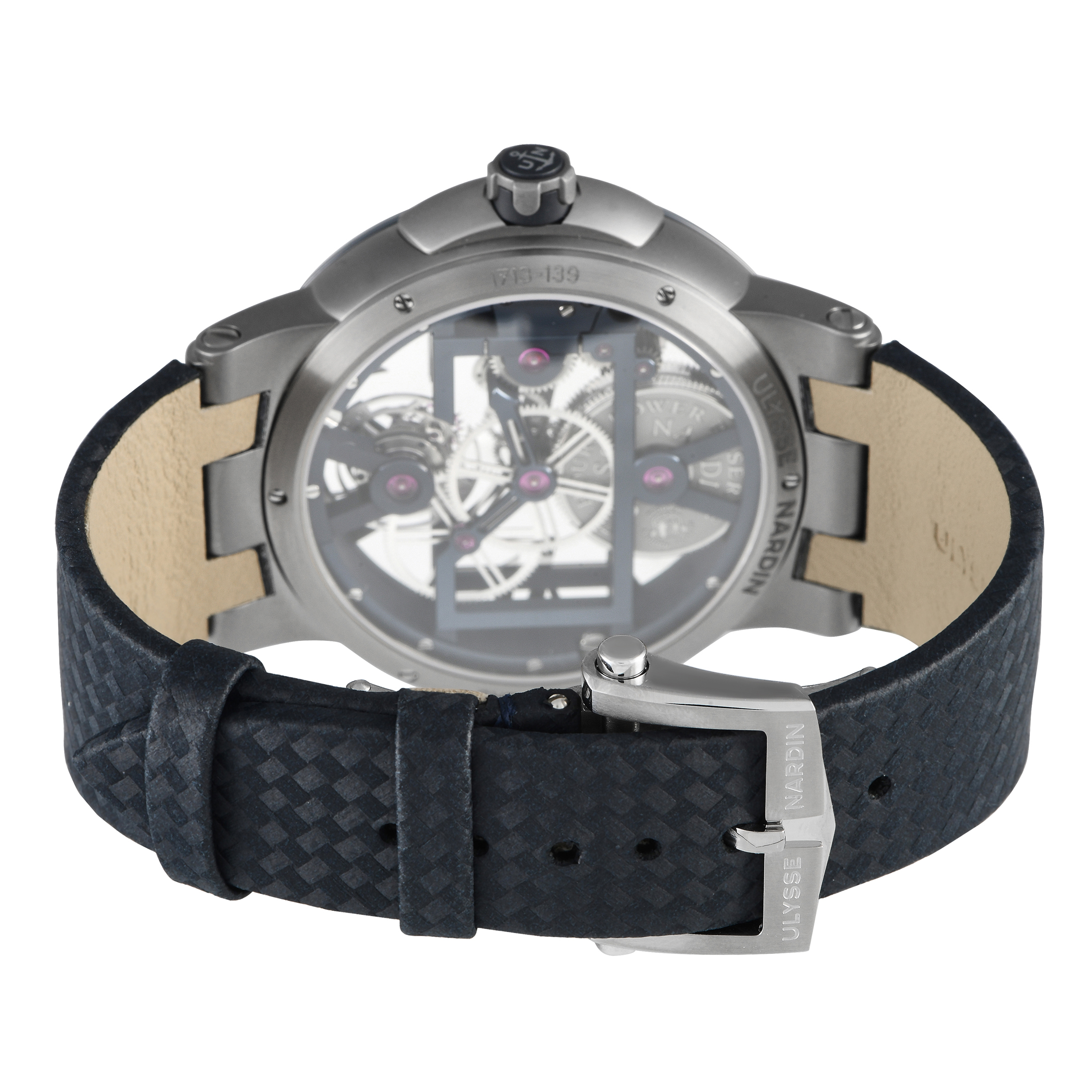 Ulysse Nardin Executive Skeleton Tourbillon Watch 1713-139/43 - Image 4