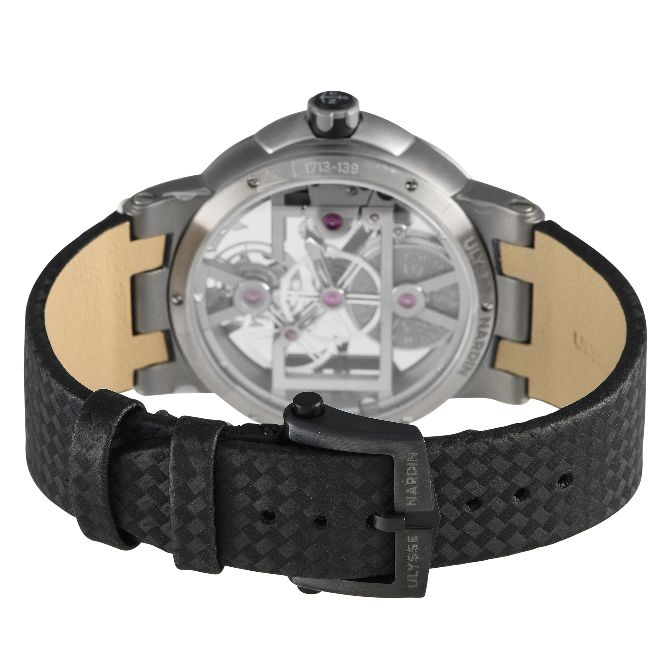 Ulysse Nardin Executive Skeleton Tourbillon Watch 1713-139 - Image 4