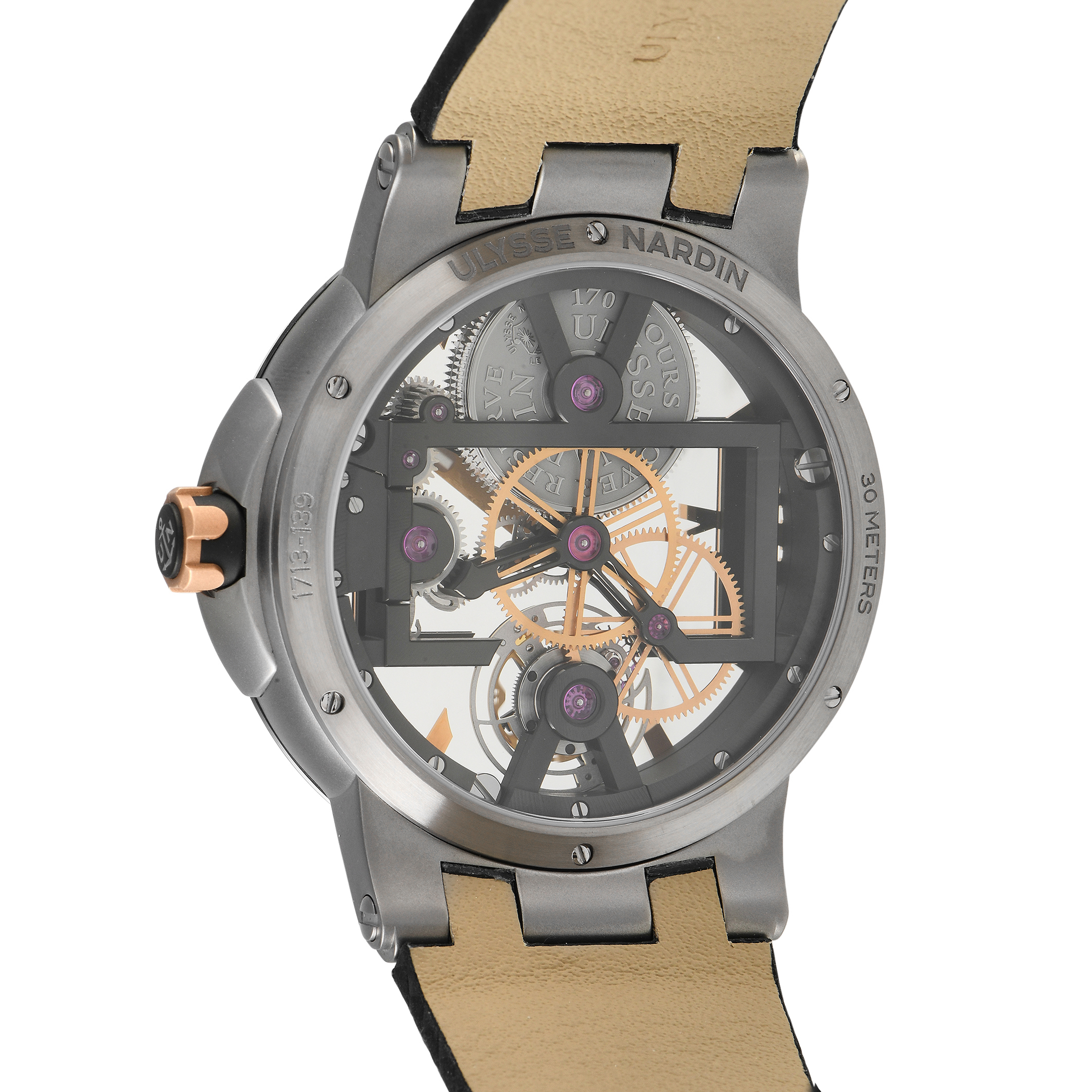 Ulysse Nardin Executive Skeleton Tourbillon Watch 1713-139/02-BQ - Image 3