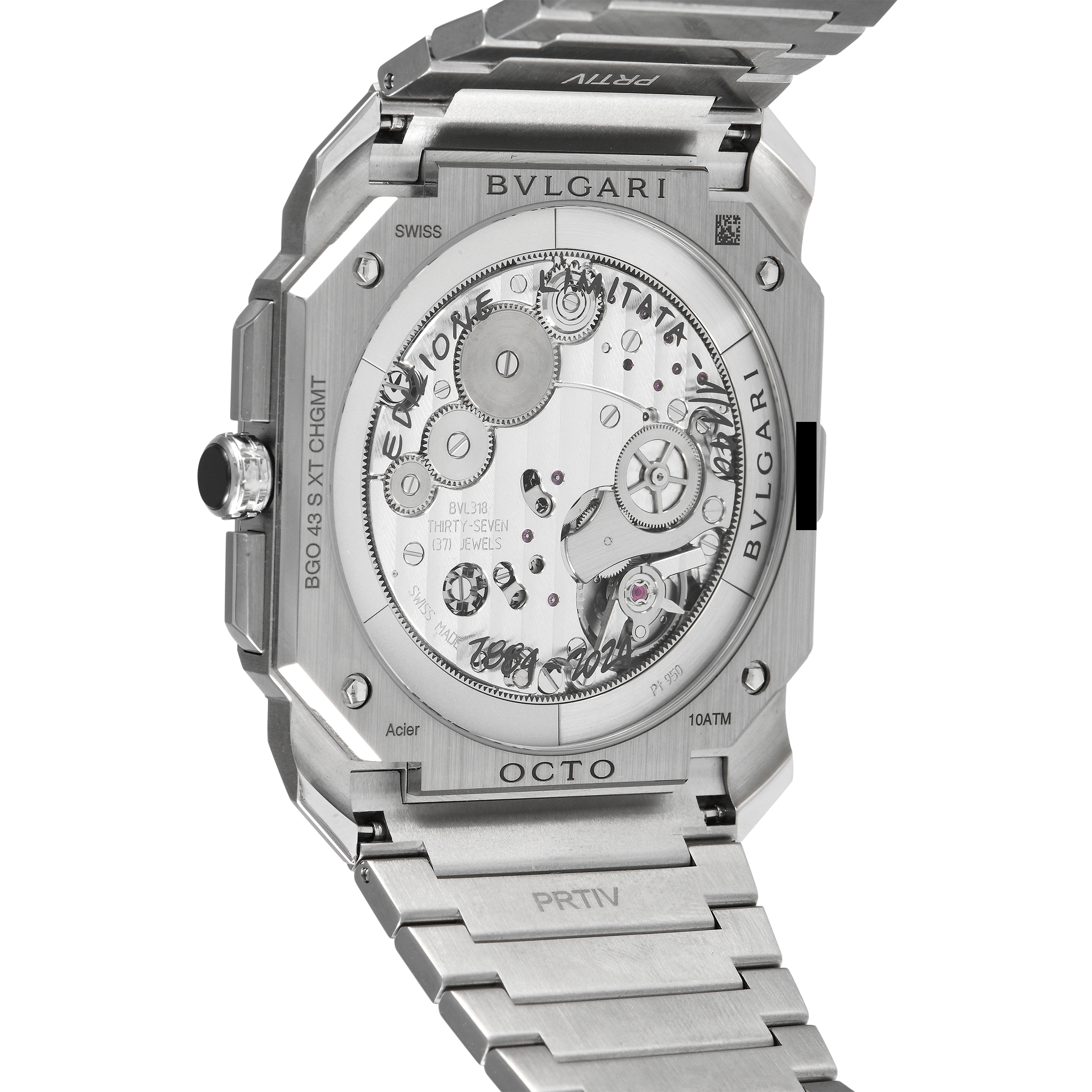 Bvlgari Octo Finissimo Sketch Chronograph GMT Watch 104192 - Image 3