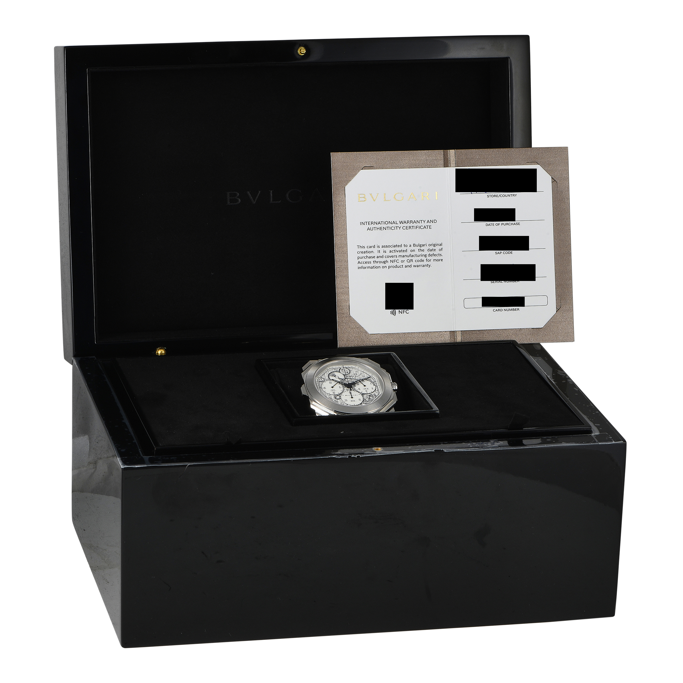 Bvlgari Octo Finissimo Sketch Chronograph GMT Watch 104192 - Image 5