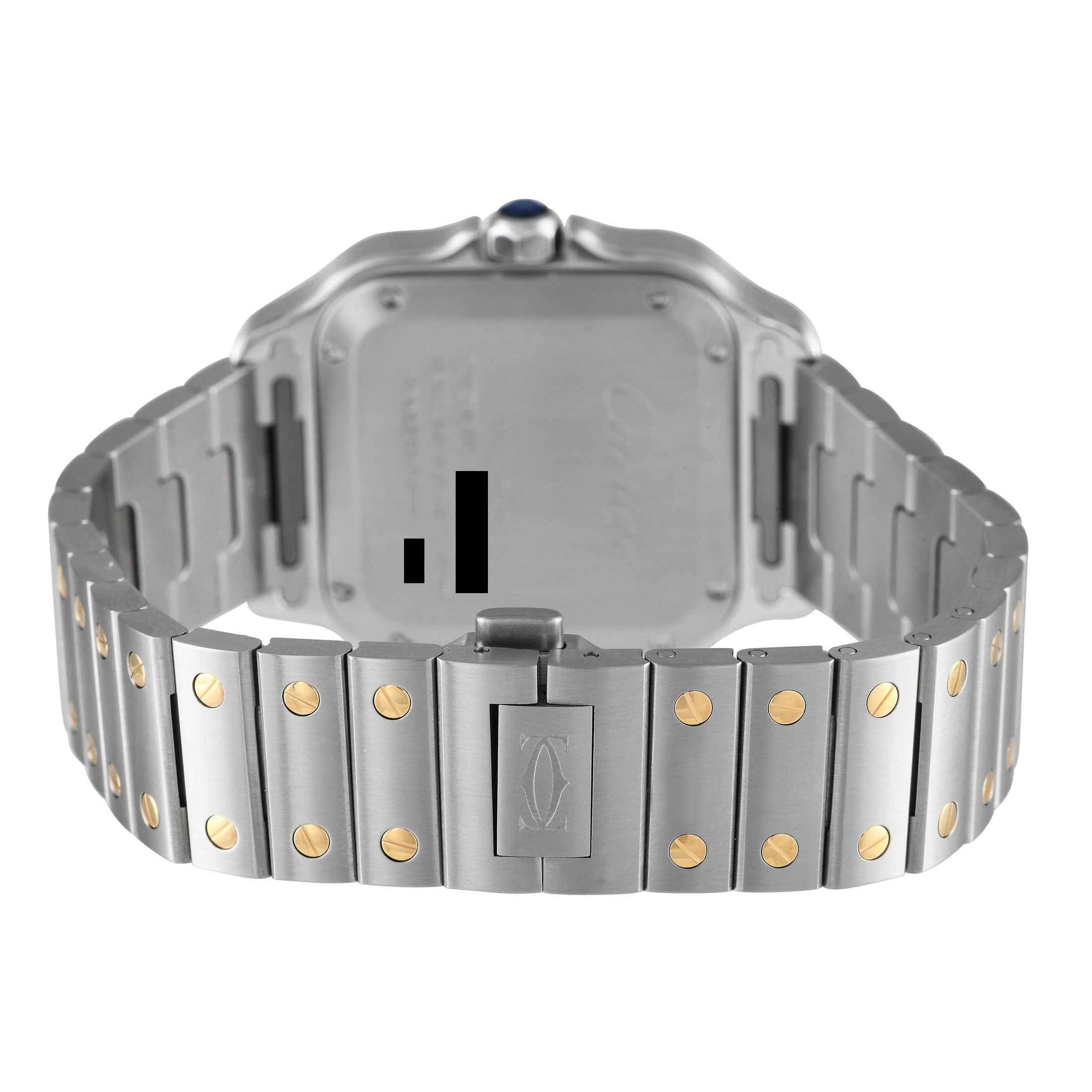 Cartier Santos Medium Model Diamond Bezel Watch W3SA0007 - Image 4