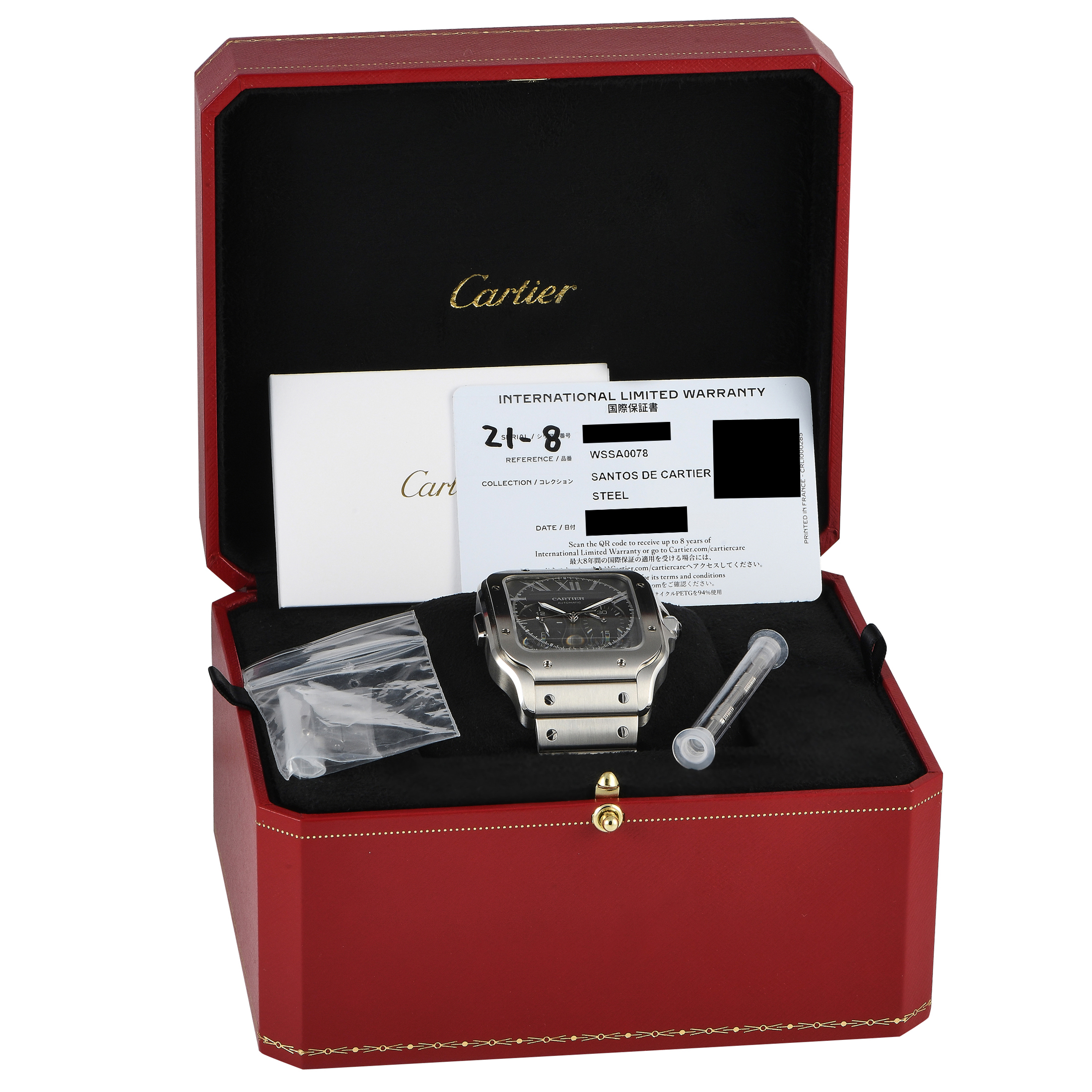 Cartier Santos Chronograph Limited Edition Watch WSSA0078 - Image 5