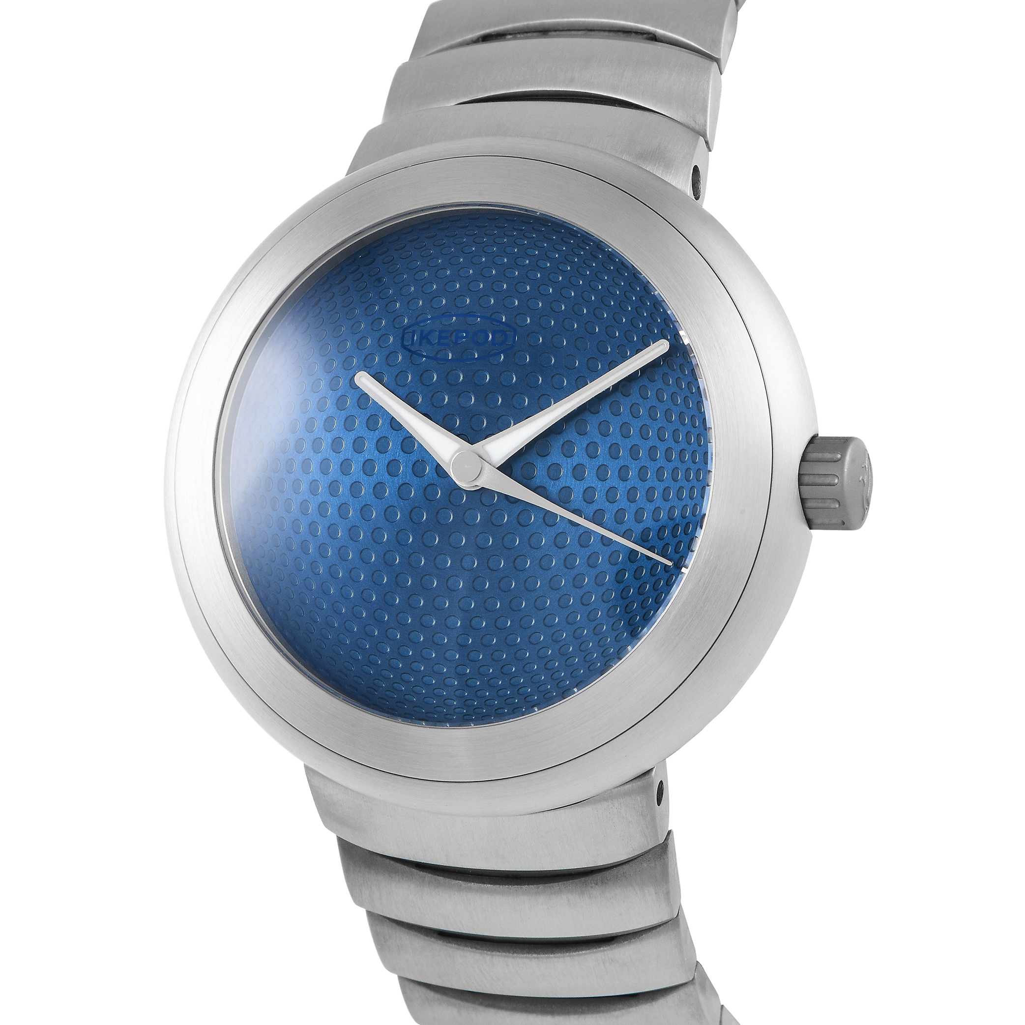 Ikepod Horopod Jodhpur Blue Dial Titanium Watch HO01 - Image 2