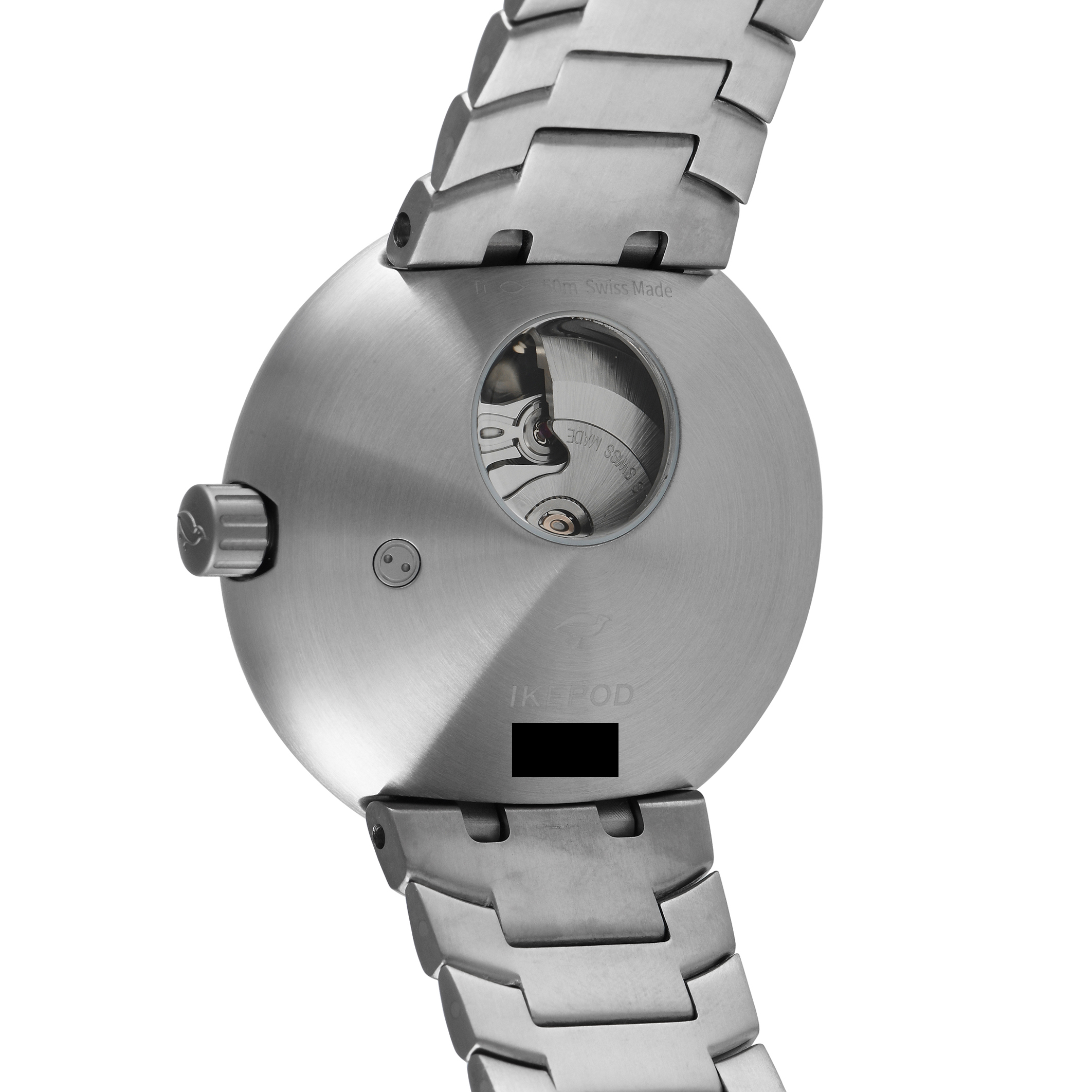 Ikepod Horopod Jodhpur Blue Dial Titanium Watch HO01 - Image 3