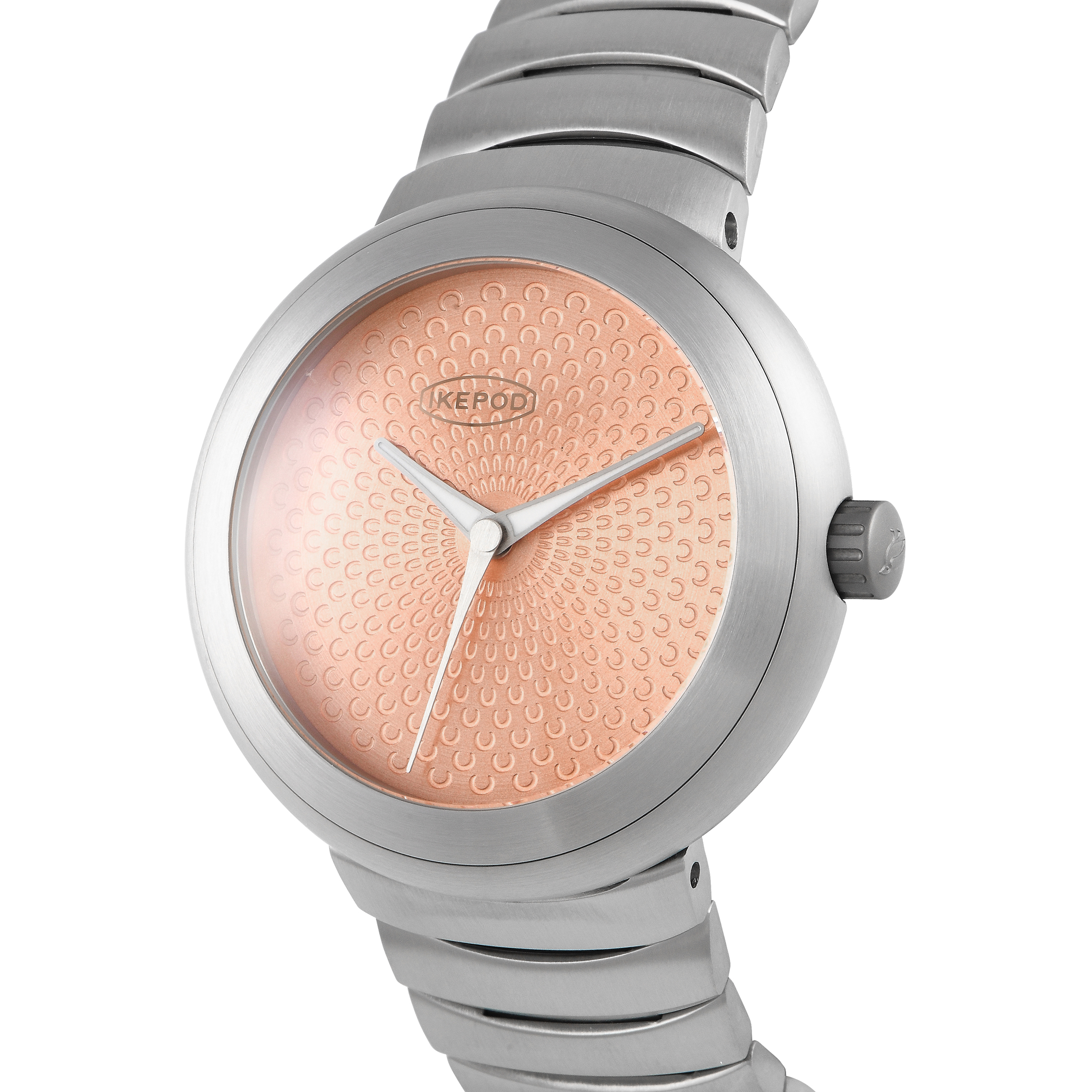 Ikepod Horopod Petra Salmon Dial Titanium Watch HO20 - Image 2