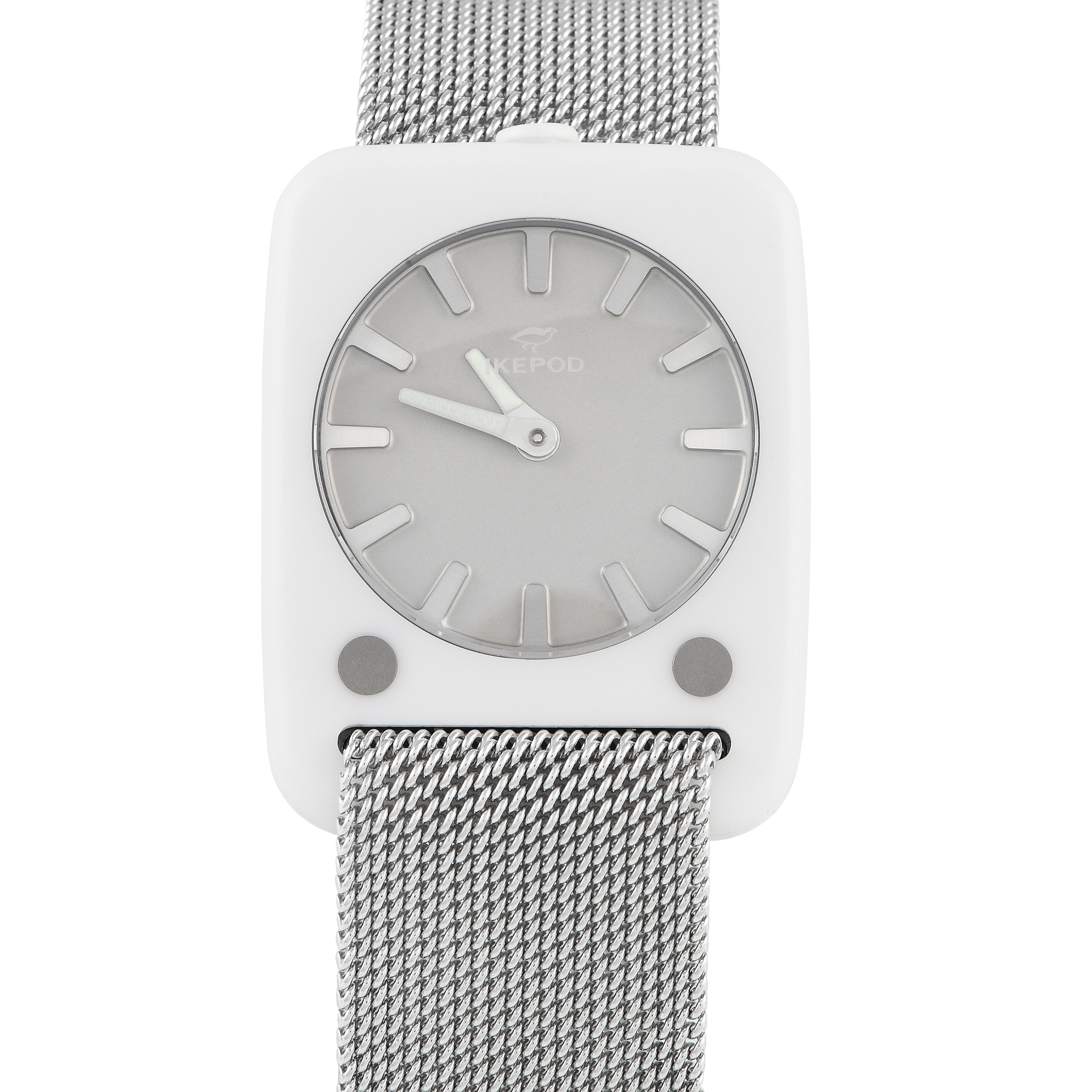 Ikepod Solaris White Ceramic Watch SCW22