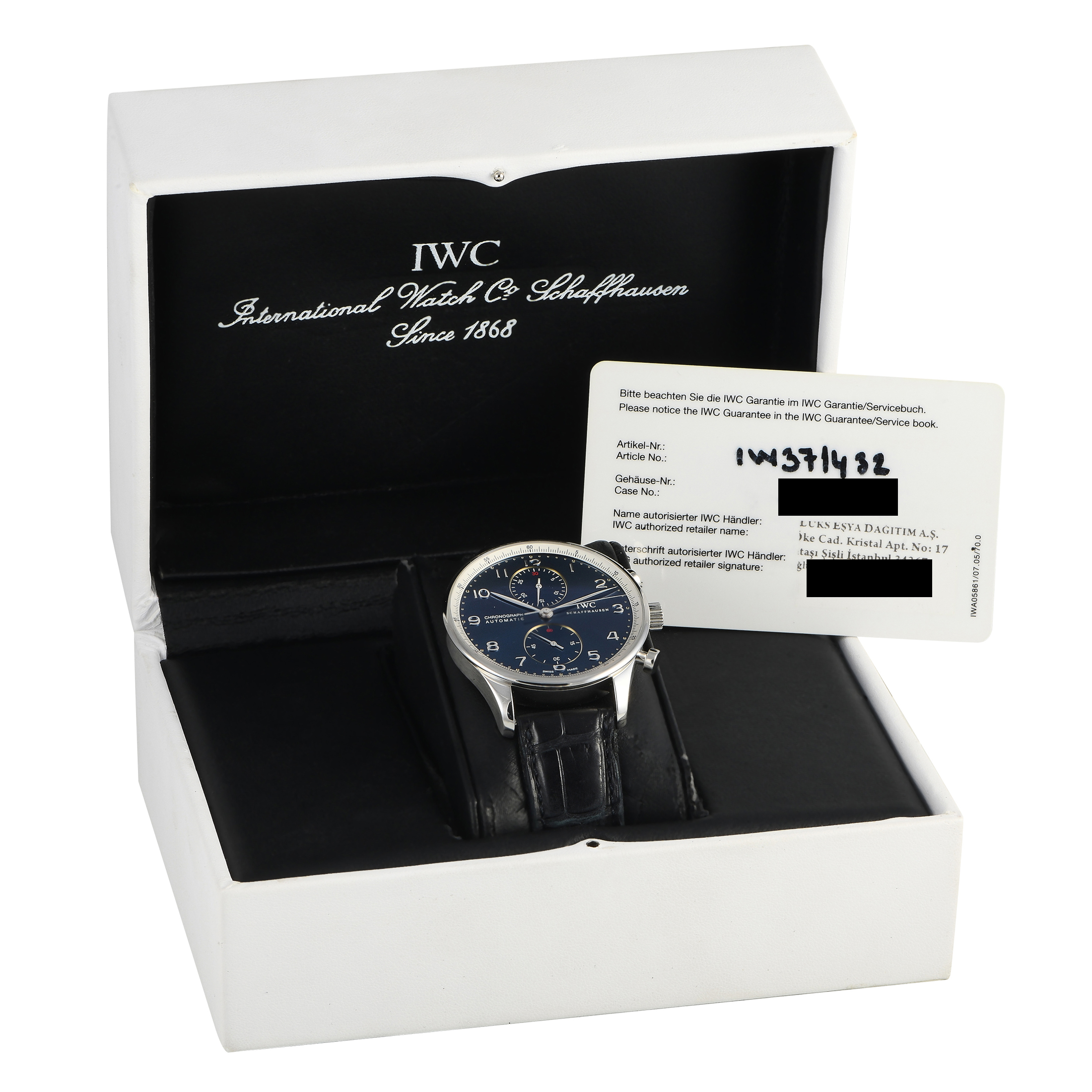 IWC Portugieser Chrono Laureus Sport for Good Foundation Edition Watch IW371432 - Image 5