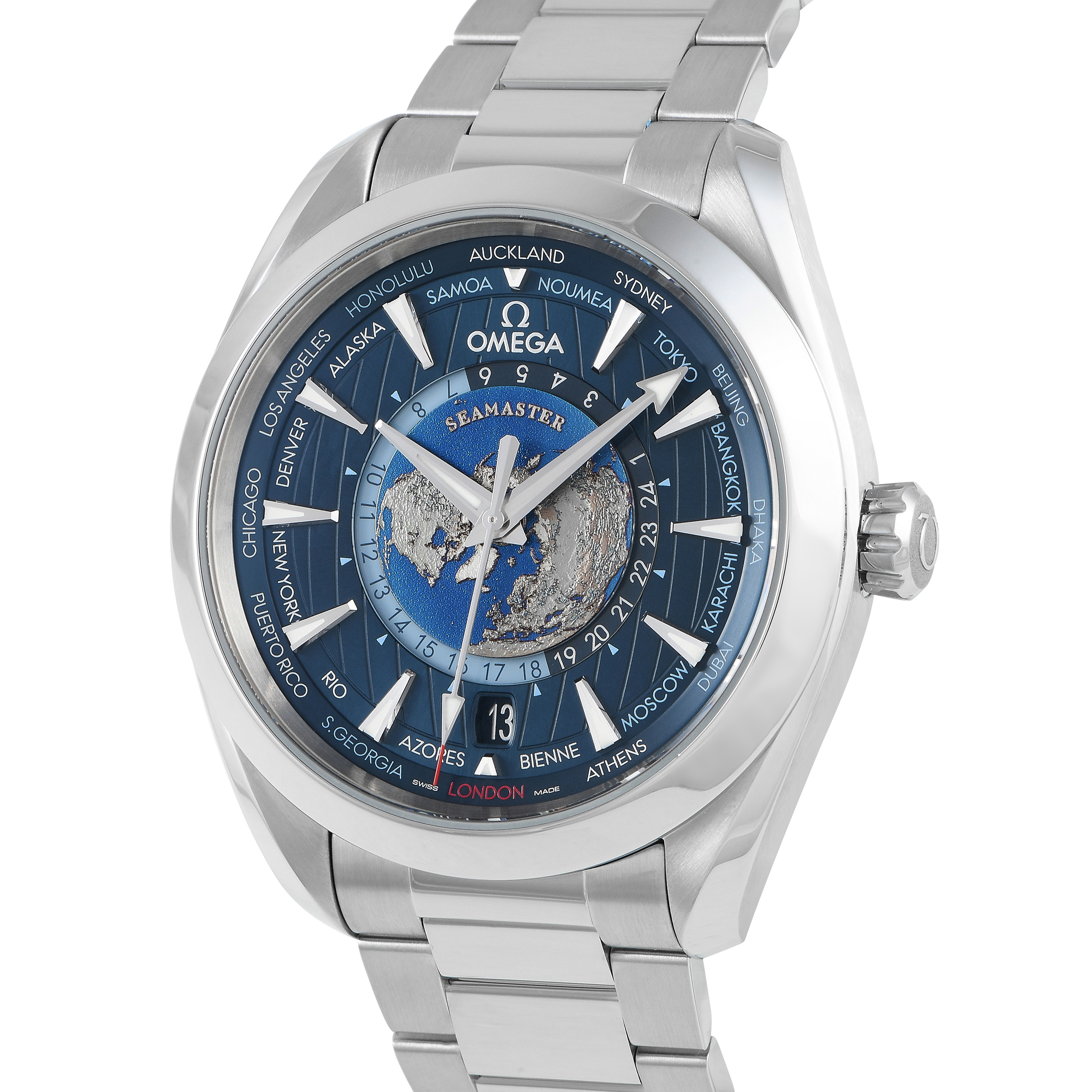 Omega Seamaster Aqua Terra 150M Worldtimer Watch 220.12.43.22.03.001 - Image 2